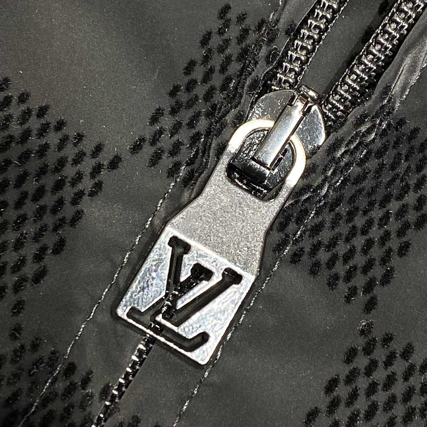 Louis Vuitton Flocked Damier Technical Tracksuit Top   1AHBG1 - 