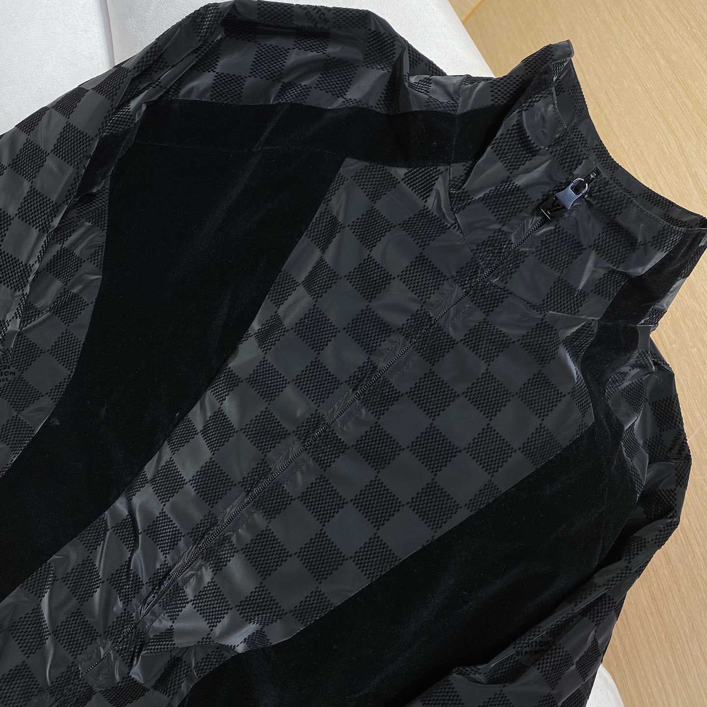 Louis Vuitton Flocked Damier Technical Tracksuit Top   1AHBG1 - 