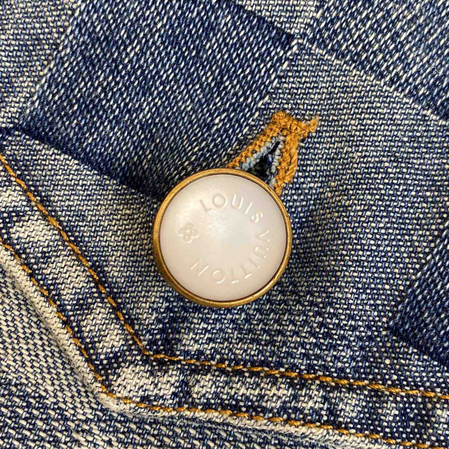 Louis Vuitton Damier Denim Jacket   - 