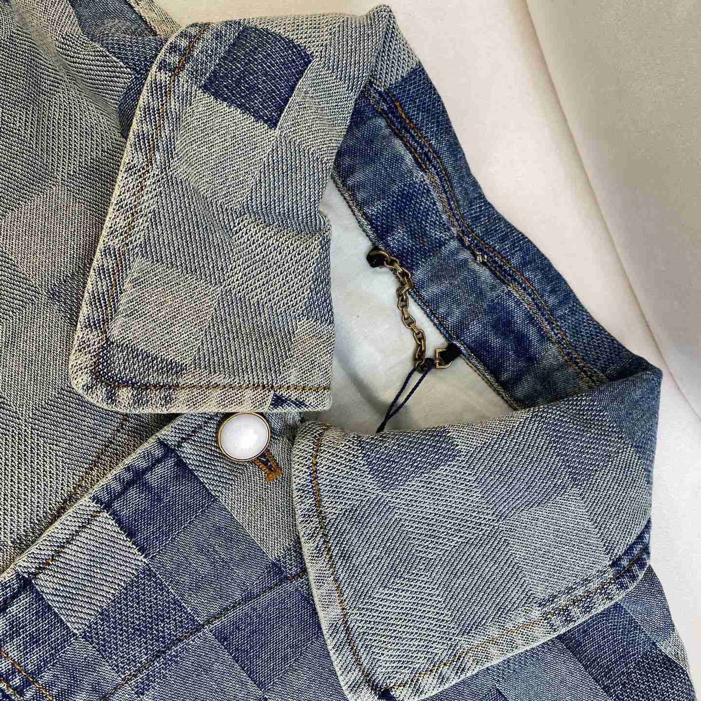 Louis Vuitton Damier Denim Jacket   - 