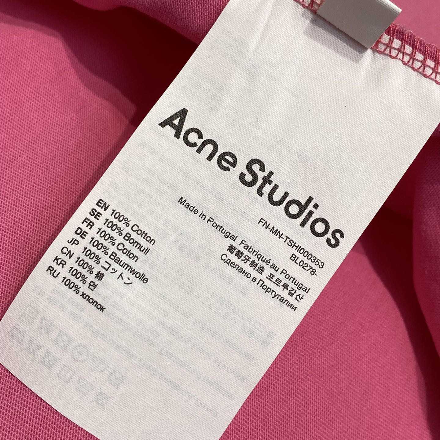 Acne Studios Logo T-shirt - Relaxed Fit - 