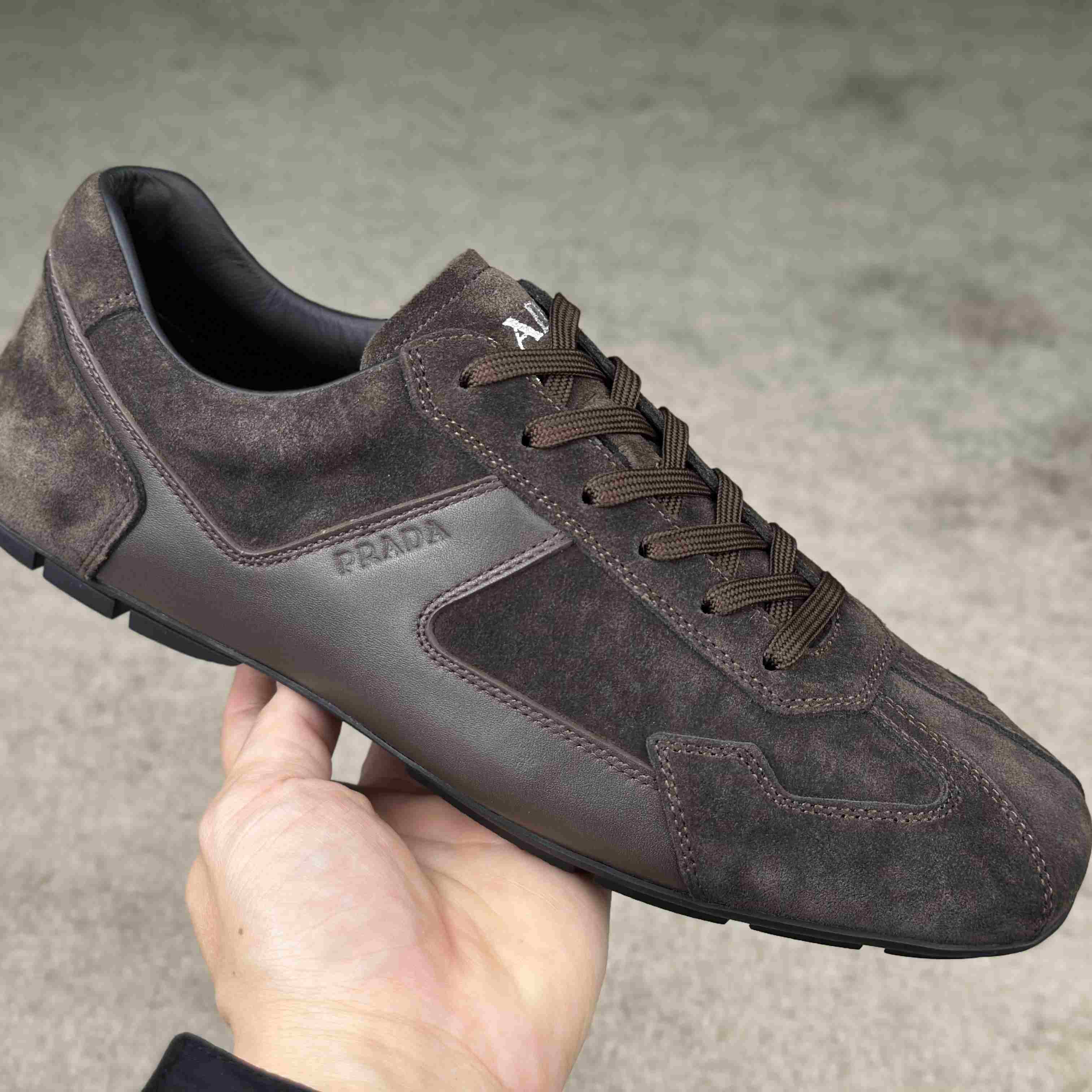 Prada Leather Male Sneaker - 