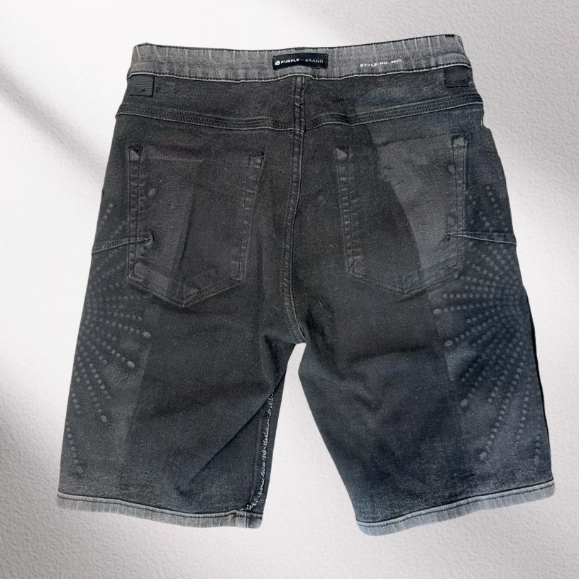 Purple-Brand Denim Shorts    6012 - 