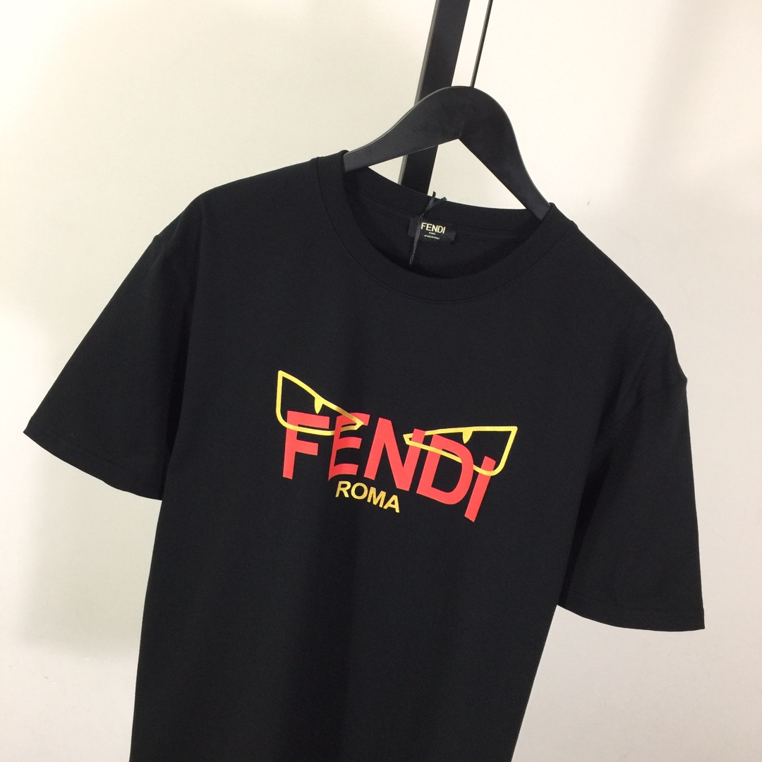 Fendi Lunar New Year Black Cotton T-shirt - 