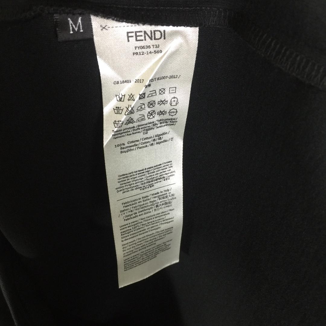 Fendi Lunar New Year Black Cotton T-shirt - 