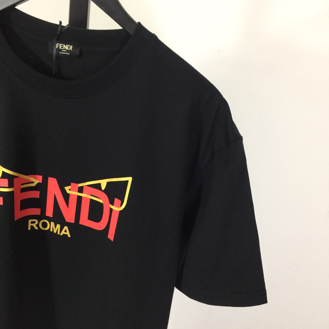 Fendi Lunar New Year Black Cotton T-shirt - 
