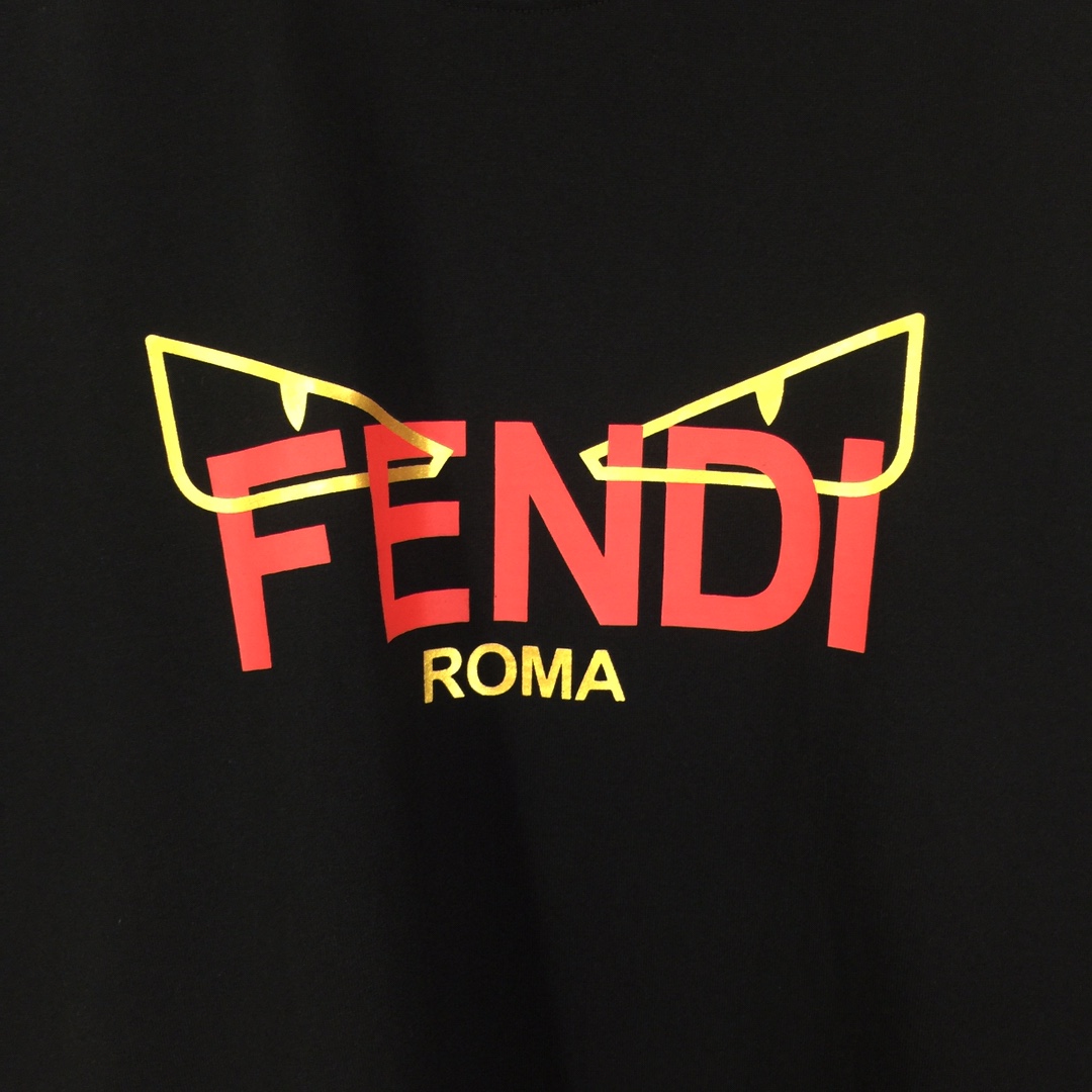 Fendi Lunar New Year Black Cotton T-shirt - 