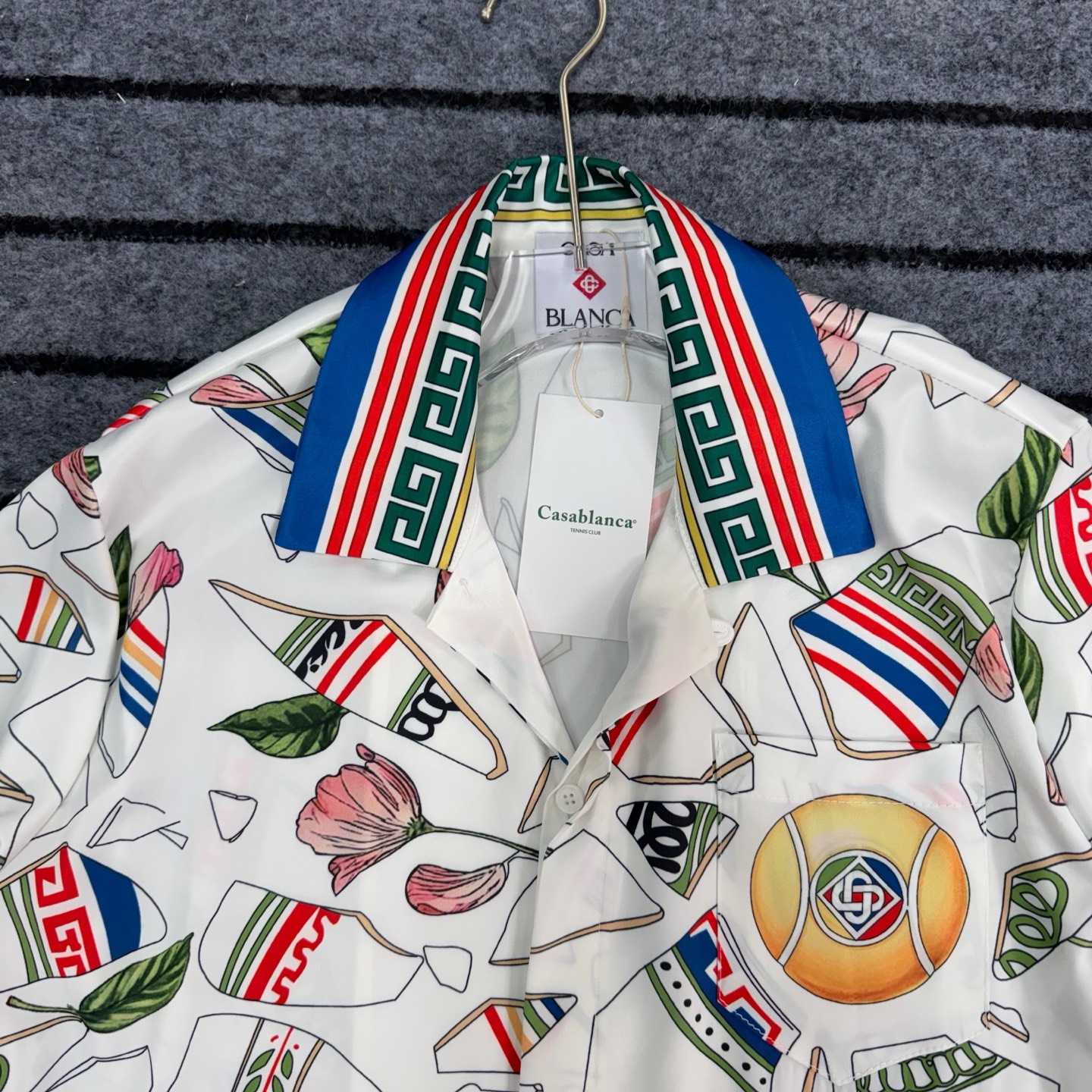 Casablanca Le Vase Brise Silk Shirt 'Multicolor'  - 