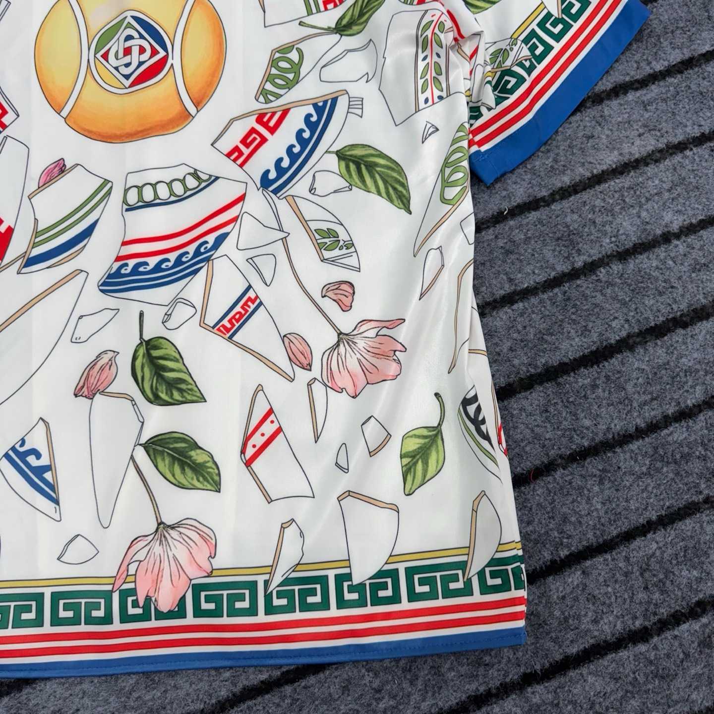 Casablanca Le Vase Brise Silk Shirt 'Multicolor'  - 