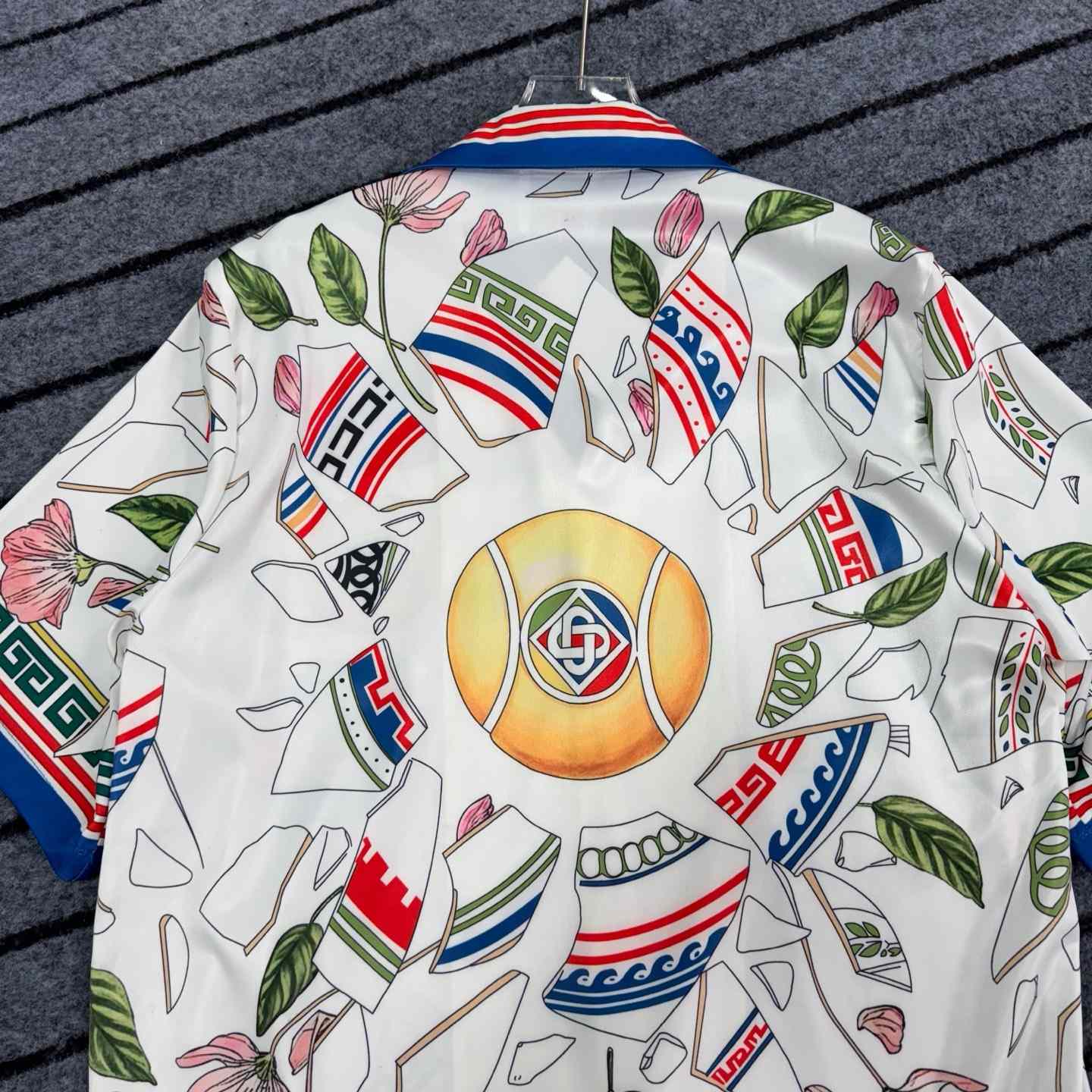 Casablanca Le Vase Brise Silk Shirt 'Multicolor'  - 