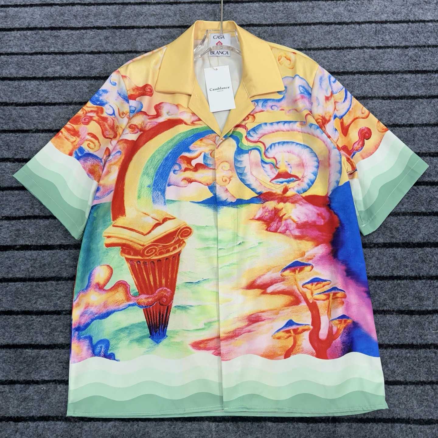 Casablanca Men's Color Nature's Teacher Shirt - DesignerGu