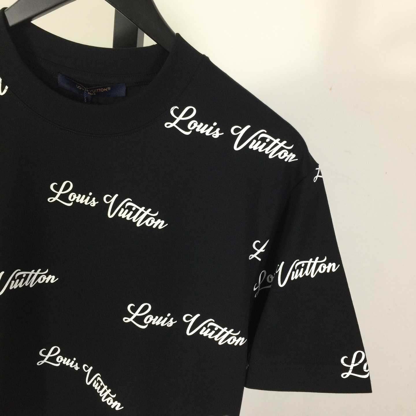 Louis Vuitton Logo Cotton T-Shirt - 