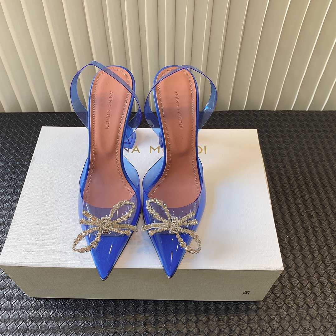 Amina Muaddi Slingbacks - DesignerGu