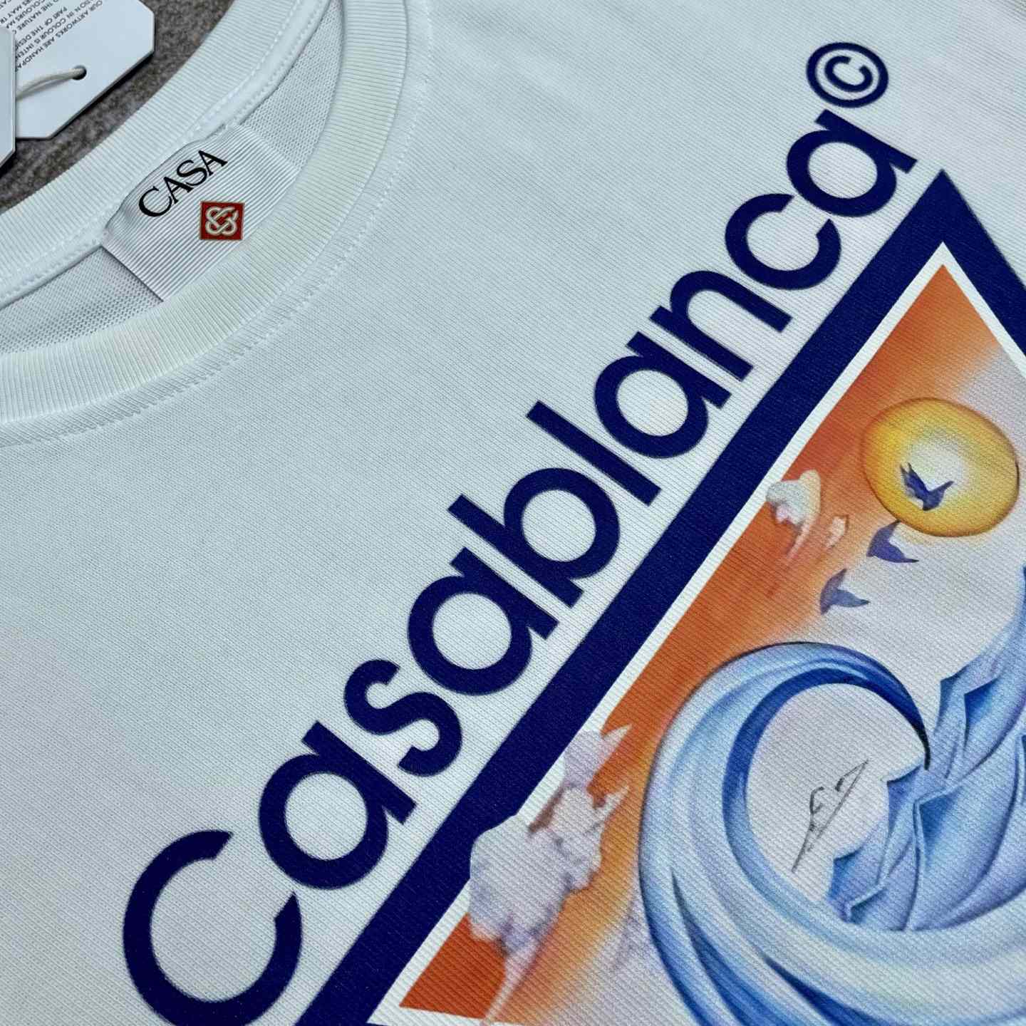 Casablanca Tennis Club Icon T-shirt   C973 - DesignerGu
