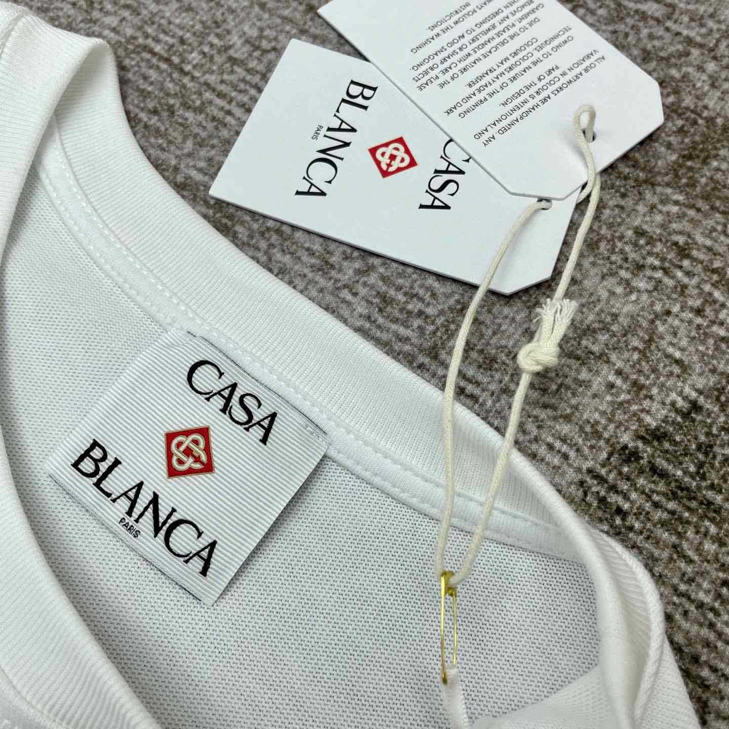 Casablanca Tennis Club Icon T-shirt   C973 - DesignerGu