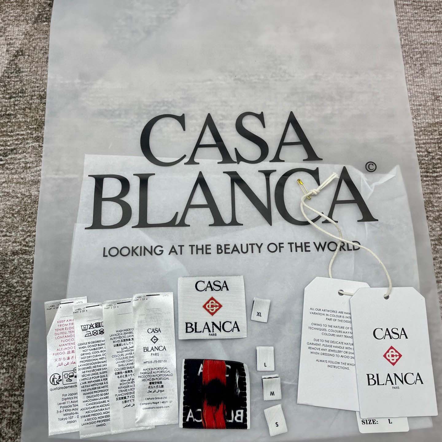 Casablanca printed T-shirt   C948 - 