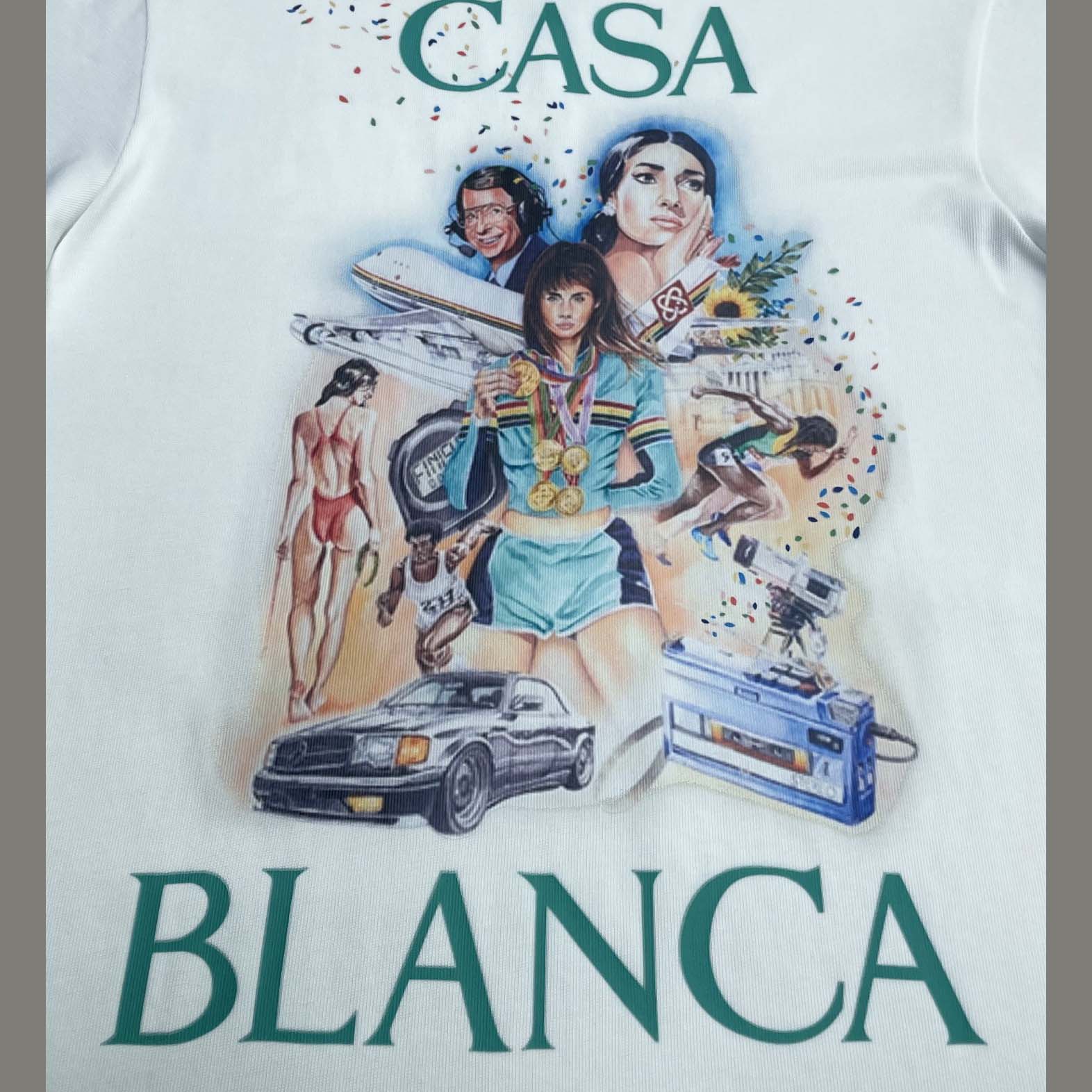 Casablanca printed T-shirt   C948 - 