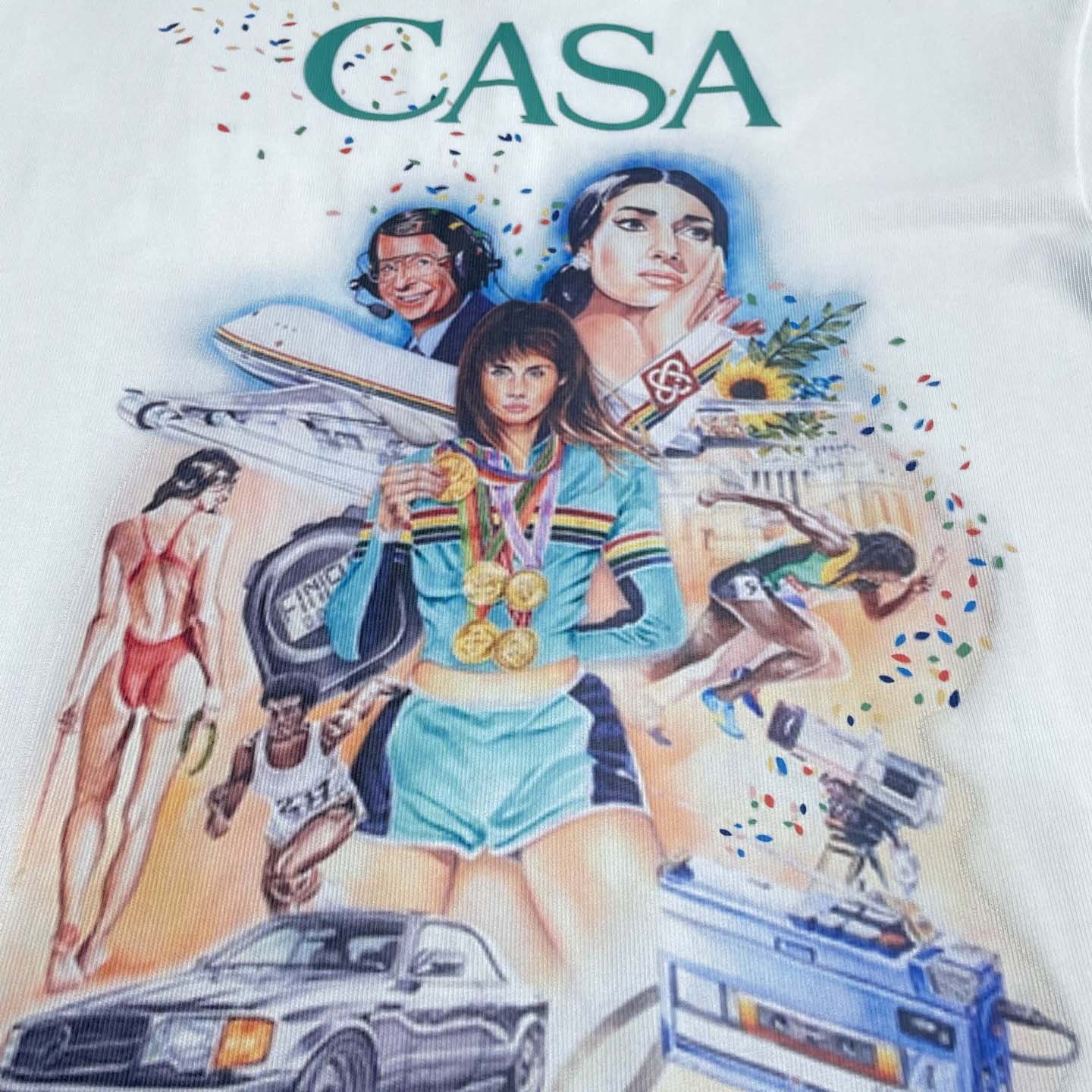 Casablanca printed T-shirt   C948 - 