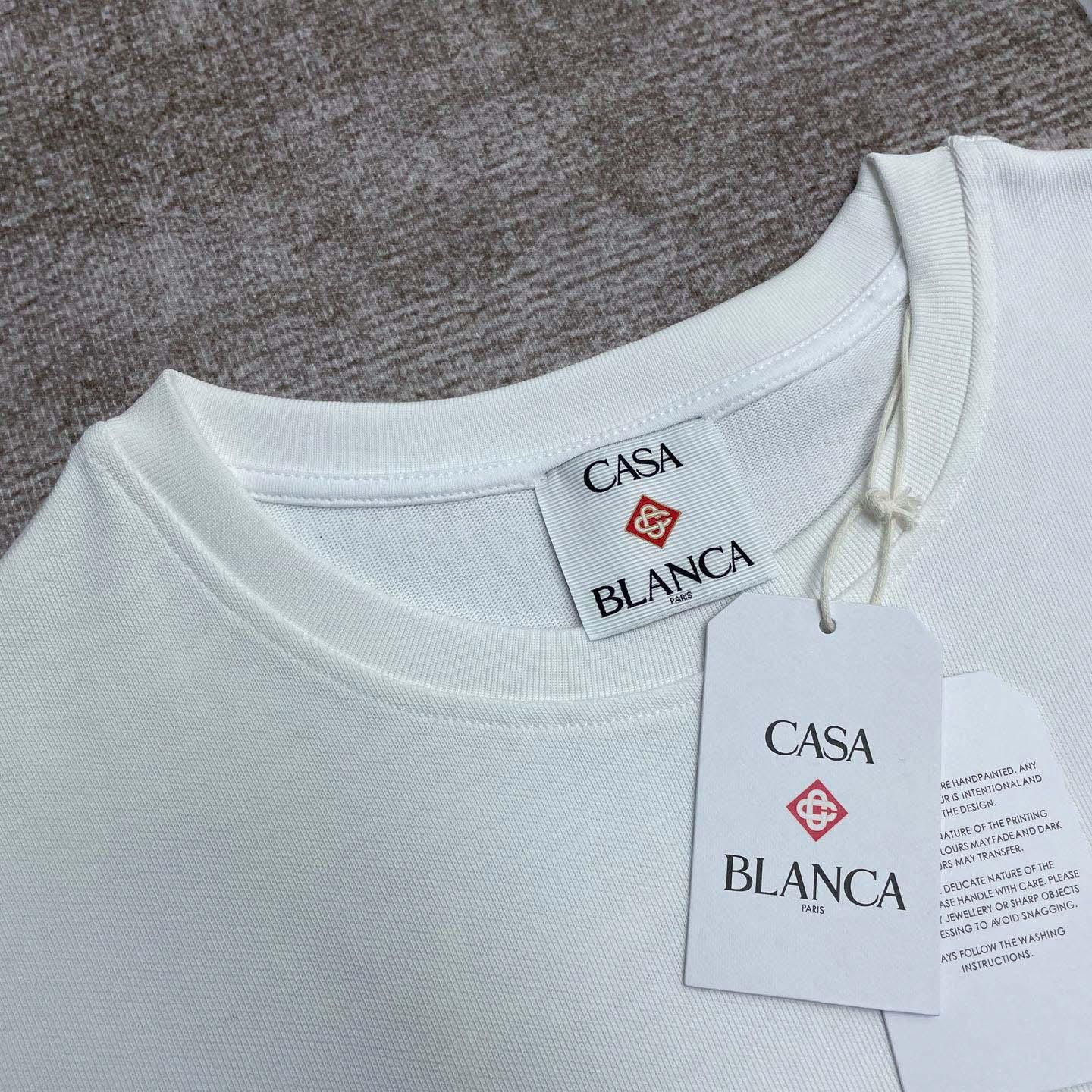 Casablanca printed T-shirt   C948 - 