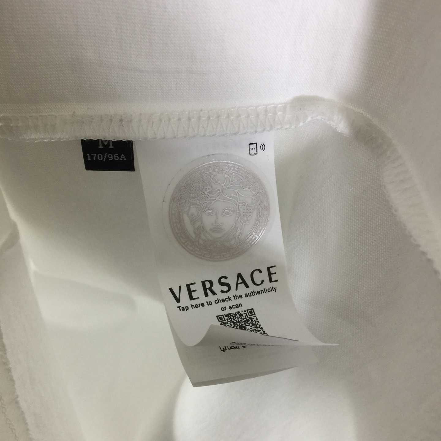 Versace Medusa Cotton T-shirt With Embroidery - 