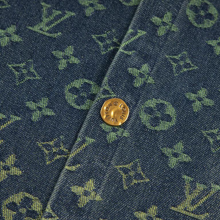 Louis Vuitton Rainbow Monogram Short-Sleeved Denim Shirt - 