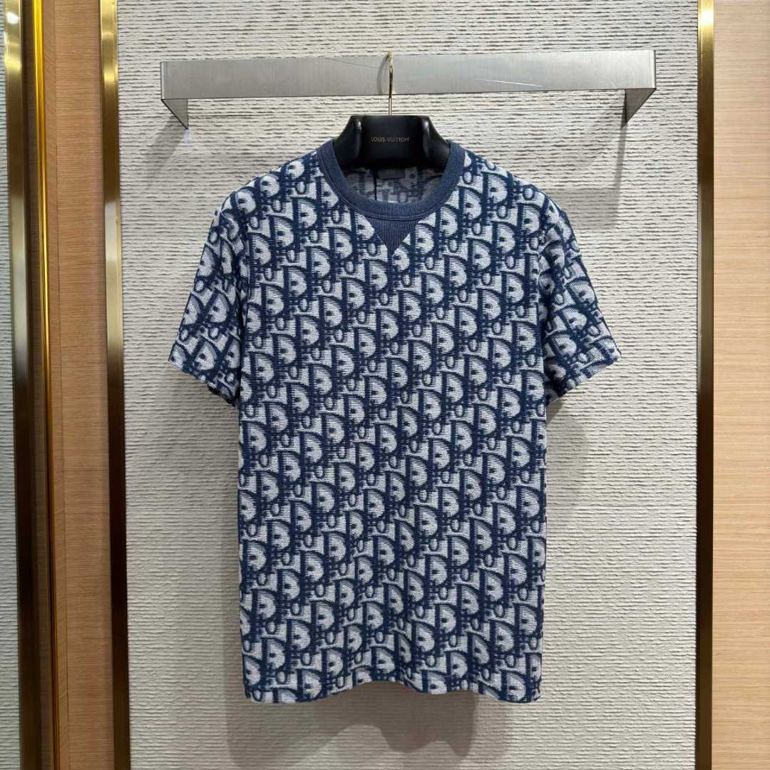 Dior Oblique T-Shirt, Relaxed Fit  - DesignerGu