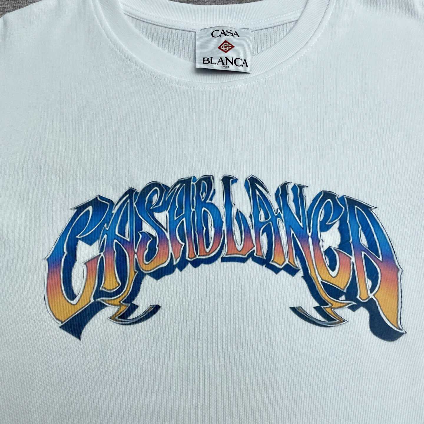 Casablanca Faded-logo T-shirt  C988 - DesignerGu