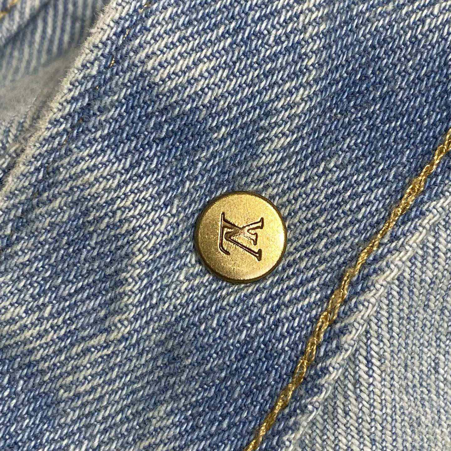 Louis Vuitton Damier Denim Trucker Jacket    1AHBE2 - 