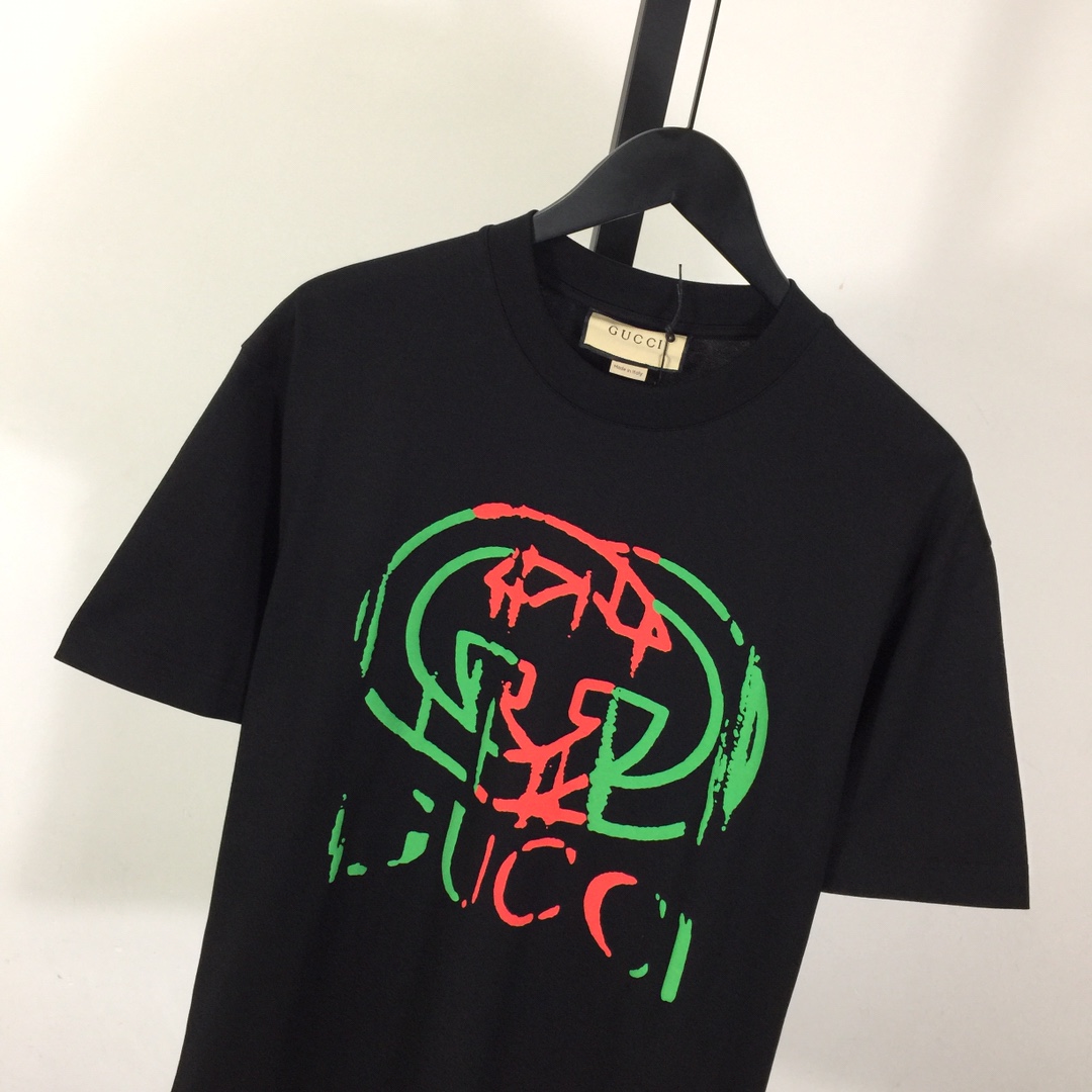 Gucci Printed Cotton Jersey T-shirt - 