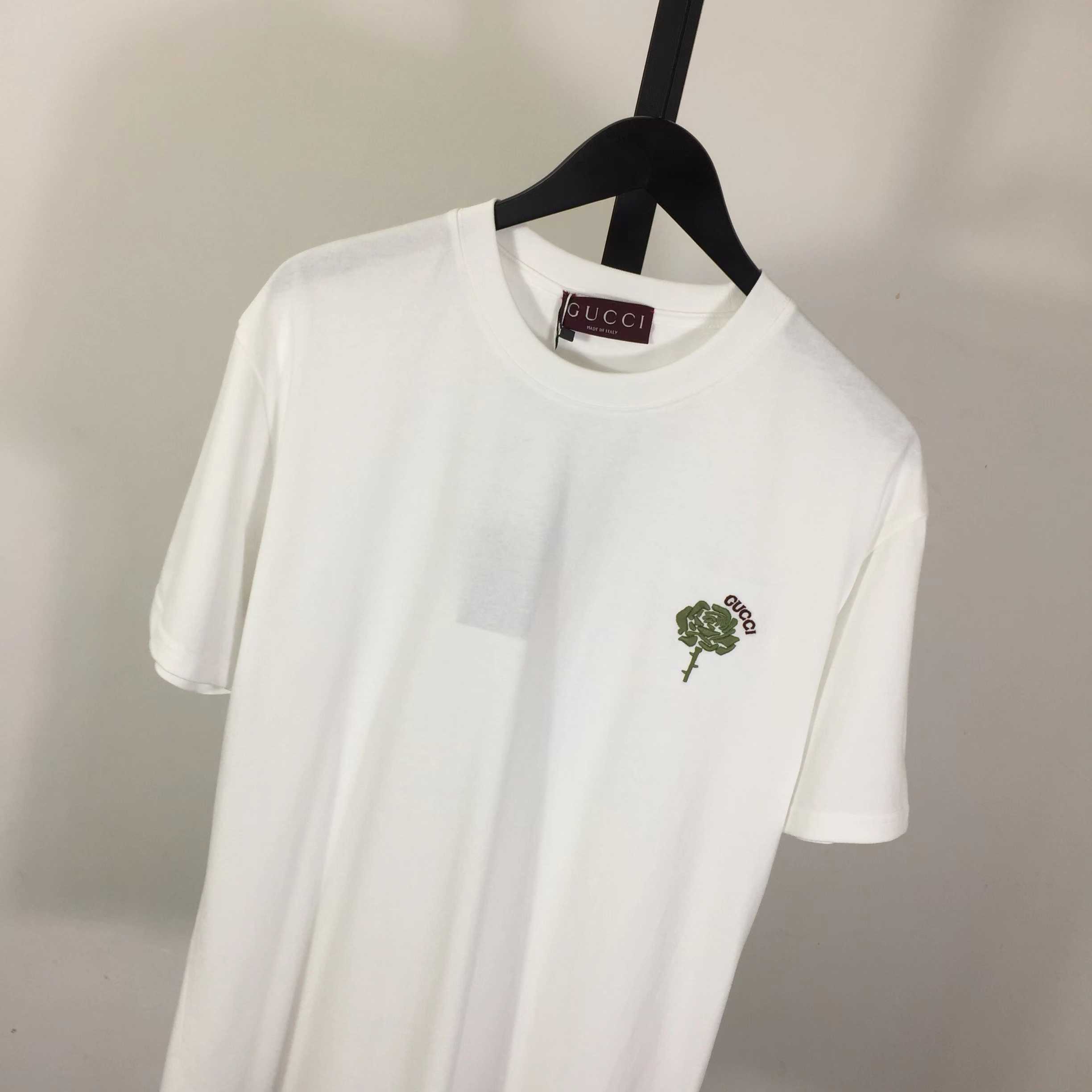 Gucci Cotton Jersey T-shirt With Embroidery - 
