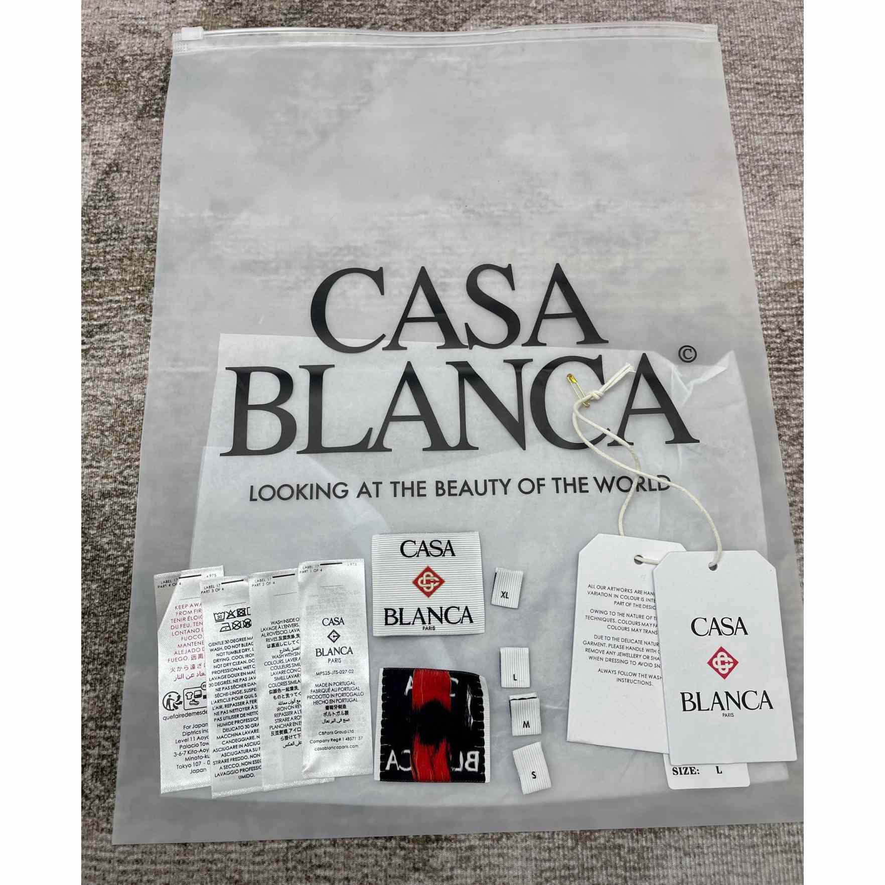 Casablanca Gradient Casa Logo T-Shirt   C985 - 