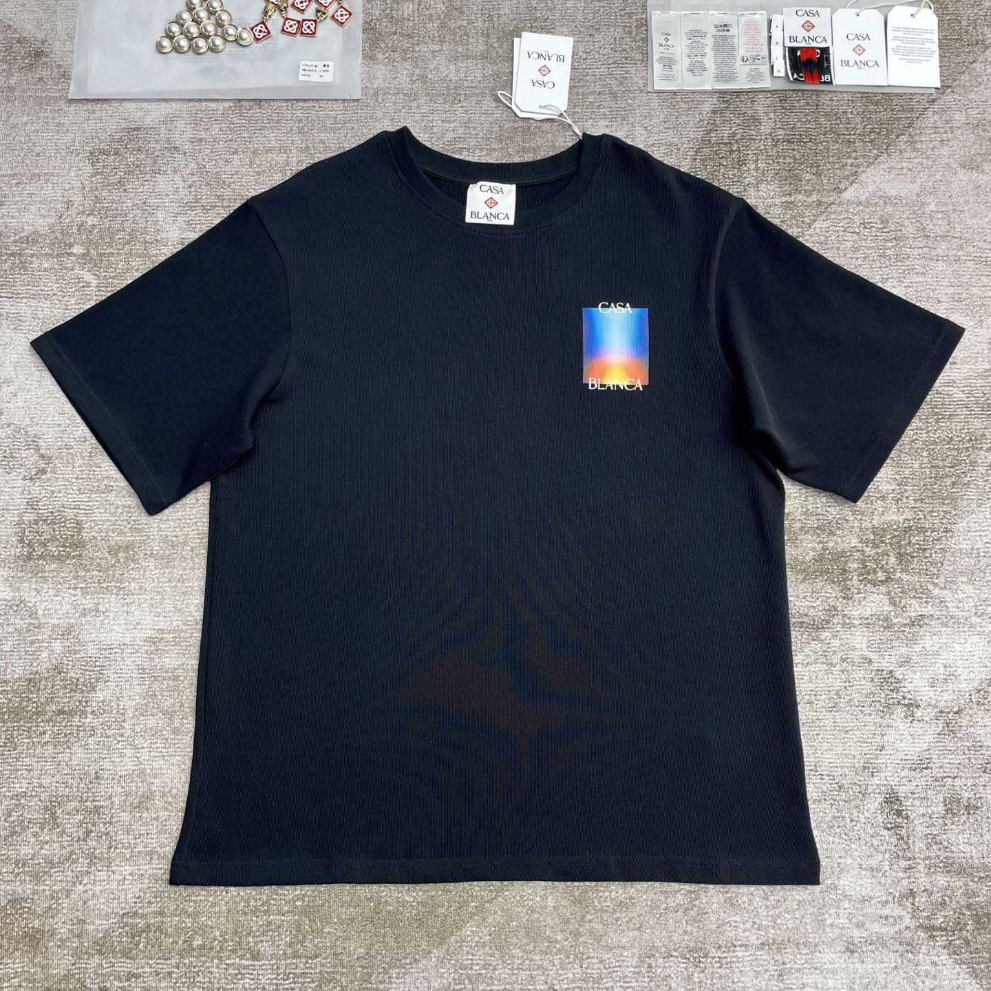 Casablanca Gradient Casa Logo T-Shirt   C985 - 
