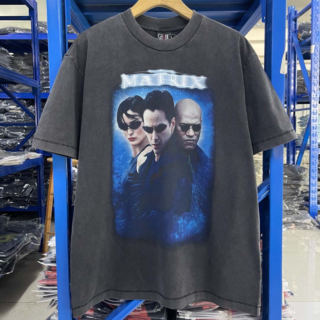 Saint Michael 25SS The Matrix“ vintage Tee - DesignerGu