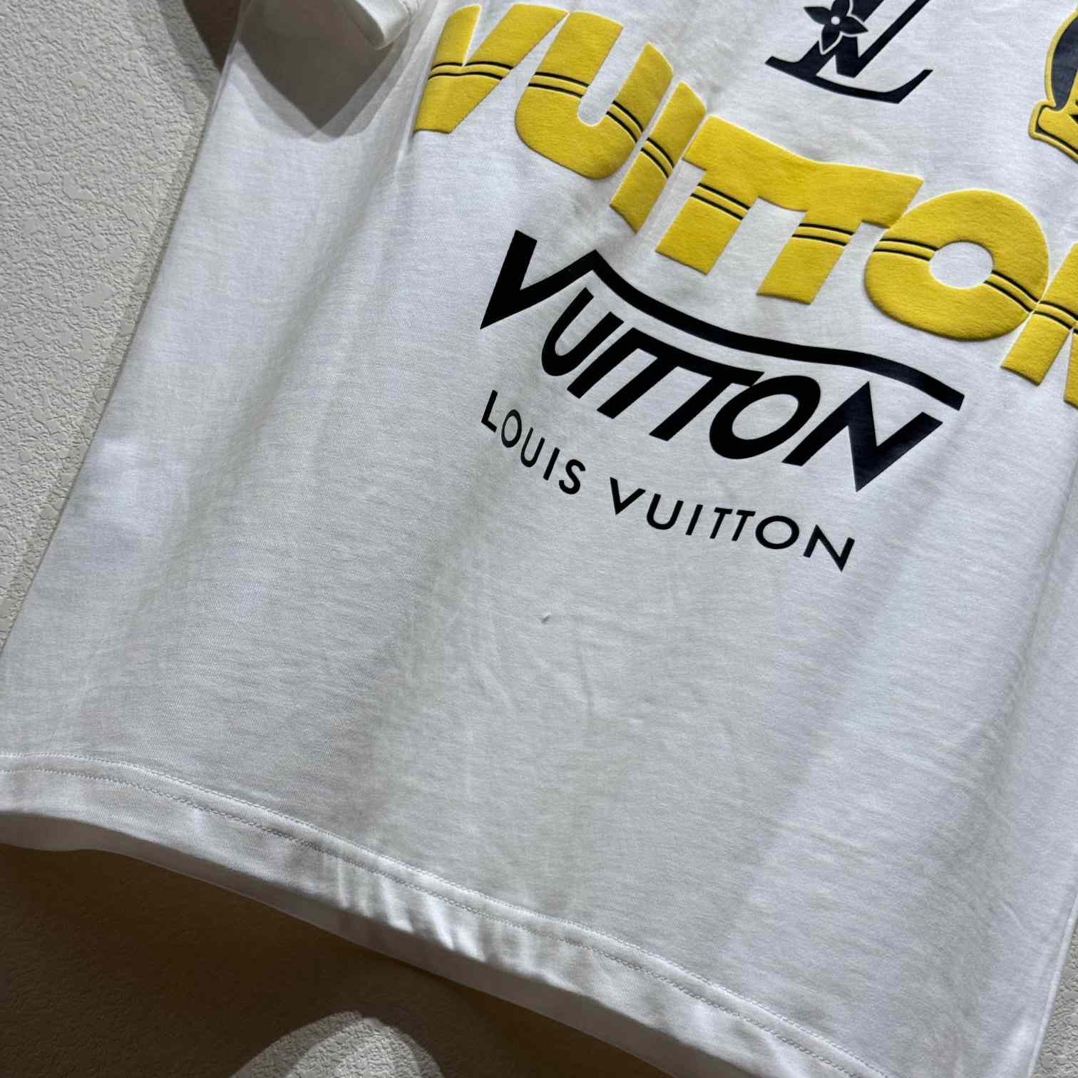 Louis Vuitton Short-Sleeved Cotton Crewneck    - DesignerGu