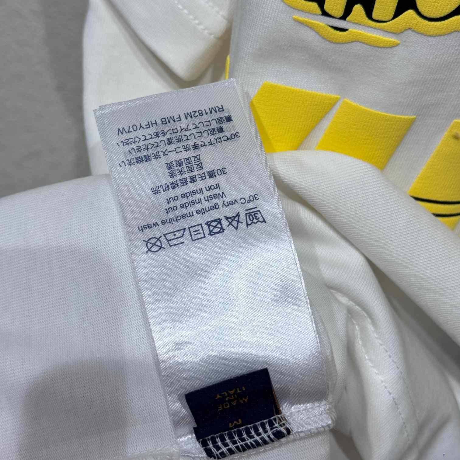 Louis Vuitton Short-Sleeved Cotton Crewneck    - 