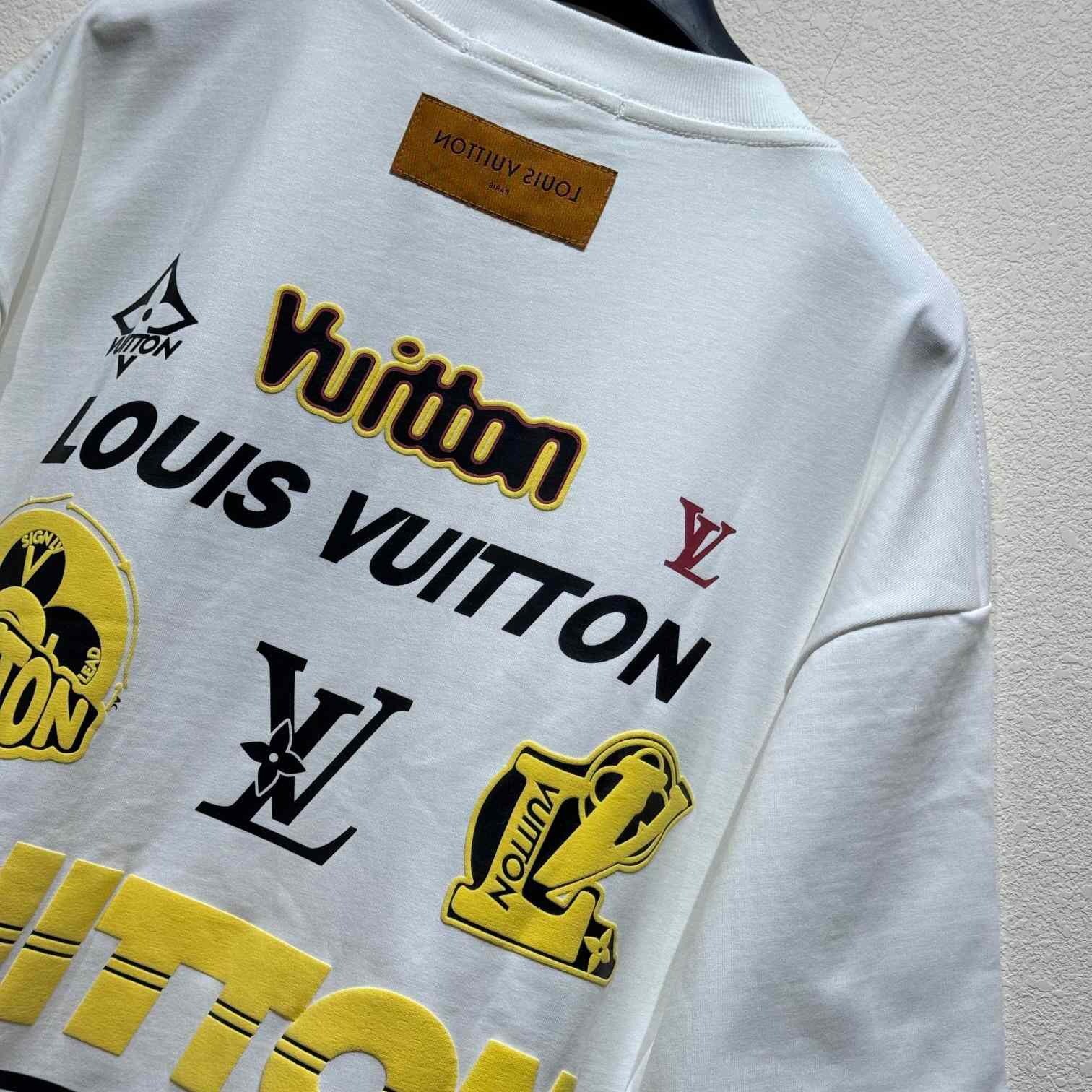 Louis Vuitton Short-Sleeved Cotton Crewneck    - 