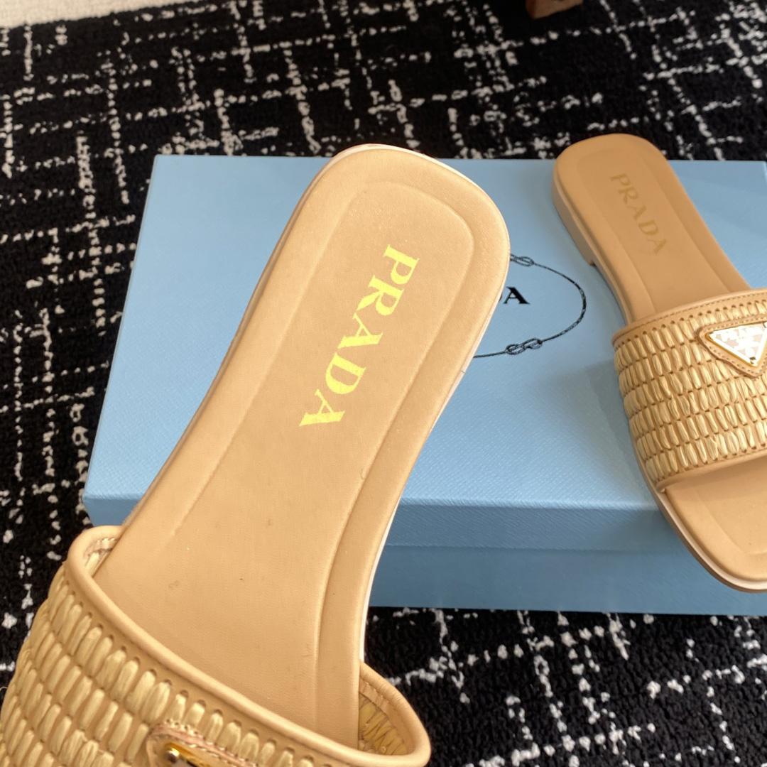Prada Crochet-detail Sandals  - DesignerGu
