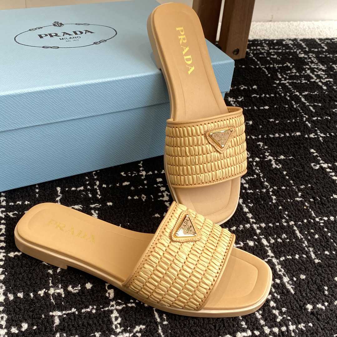 Prada Crochet-detail Sandals  - DesignerGu