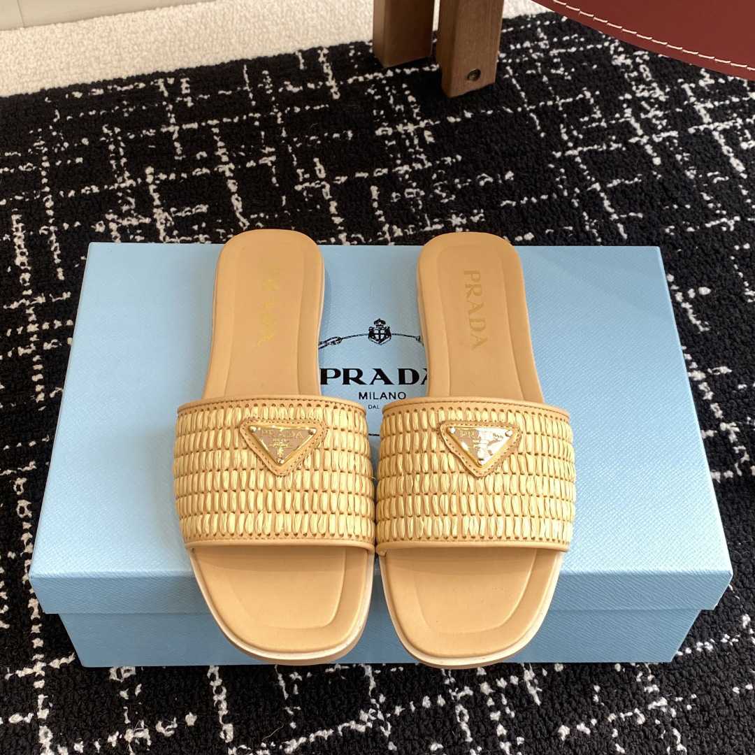 Prada Crochet-detail Sandals  - DesignerGu