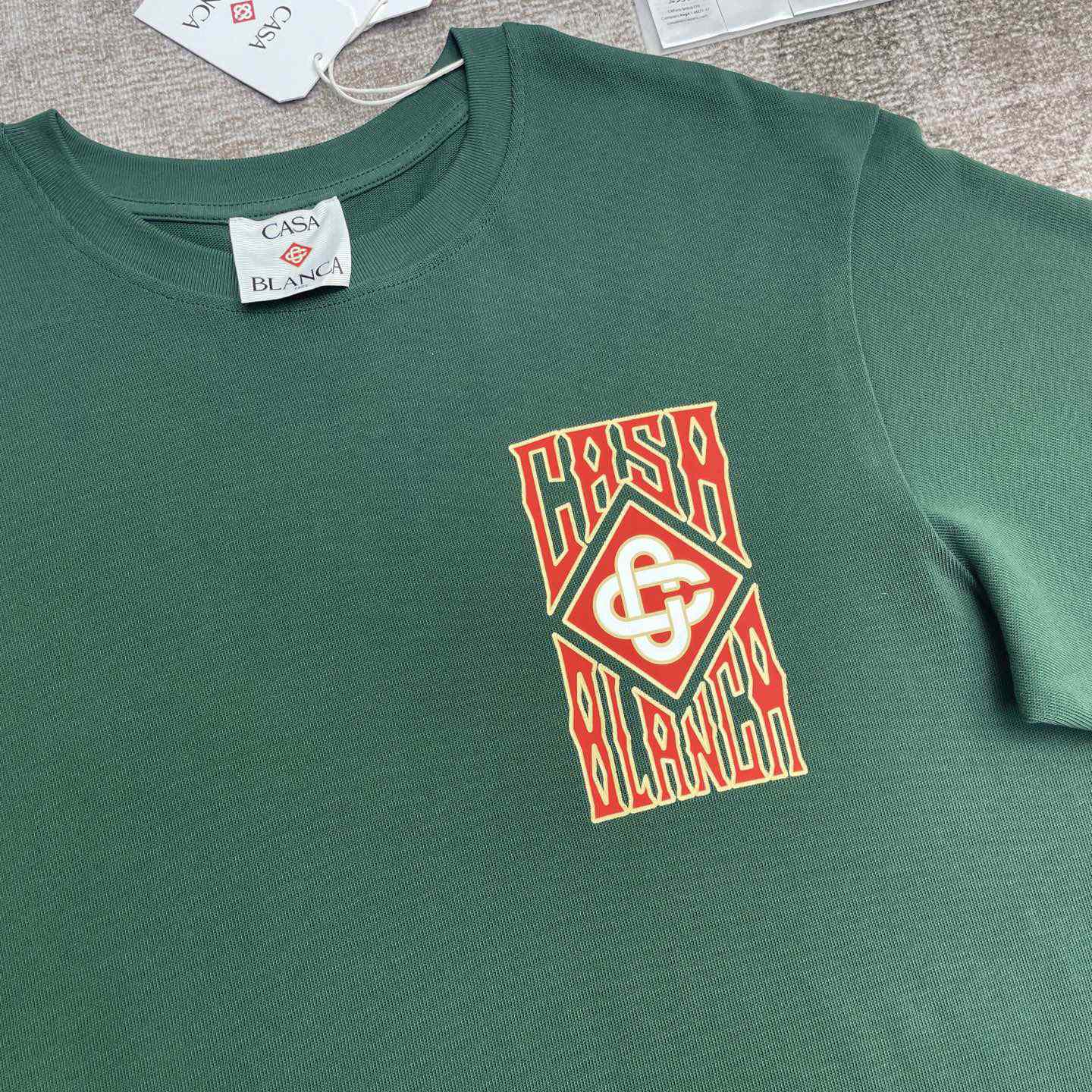 Casablanca Logo-print T-shirt   C974 - DesignerGu