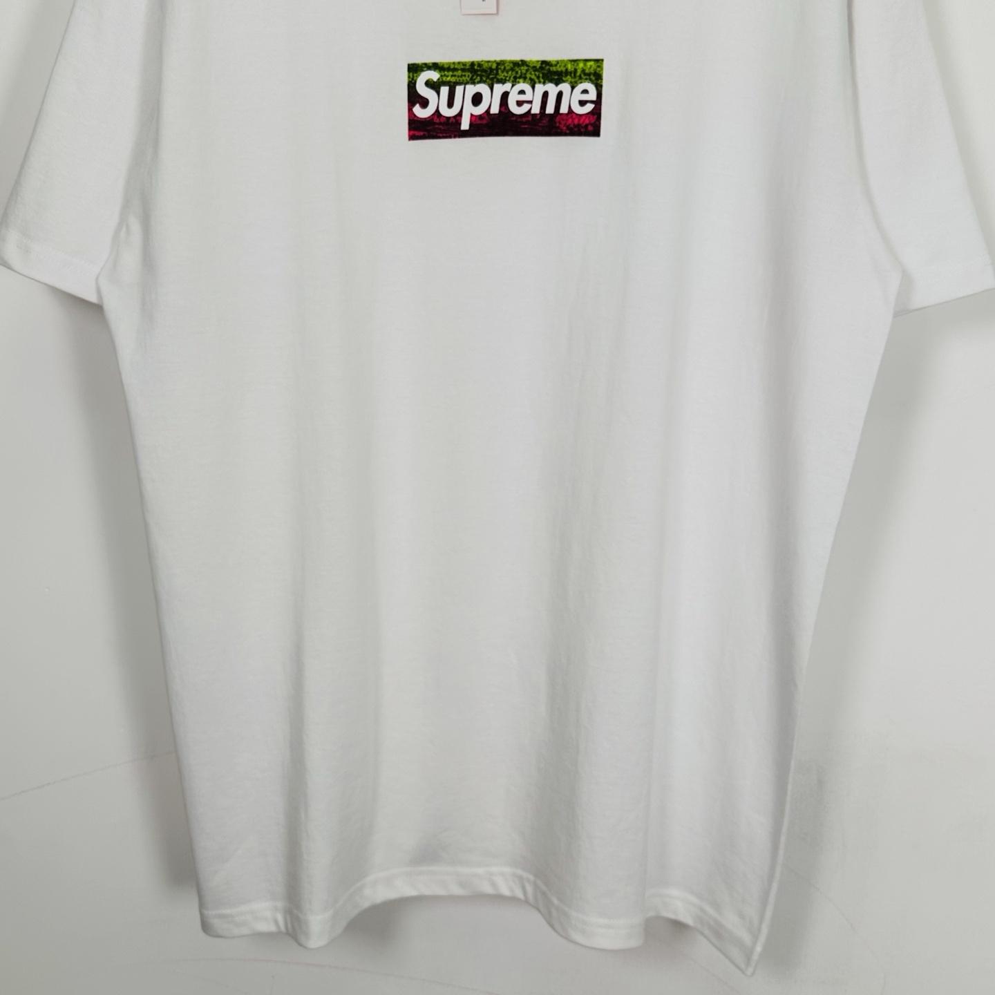 Supreme Los Angeles Fire Relief Box Logo Tee - DesignerGu