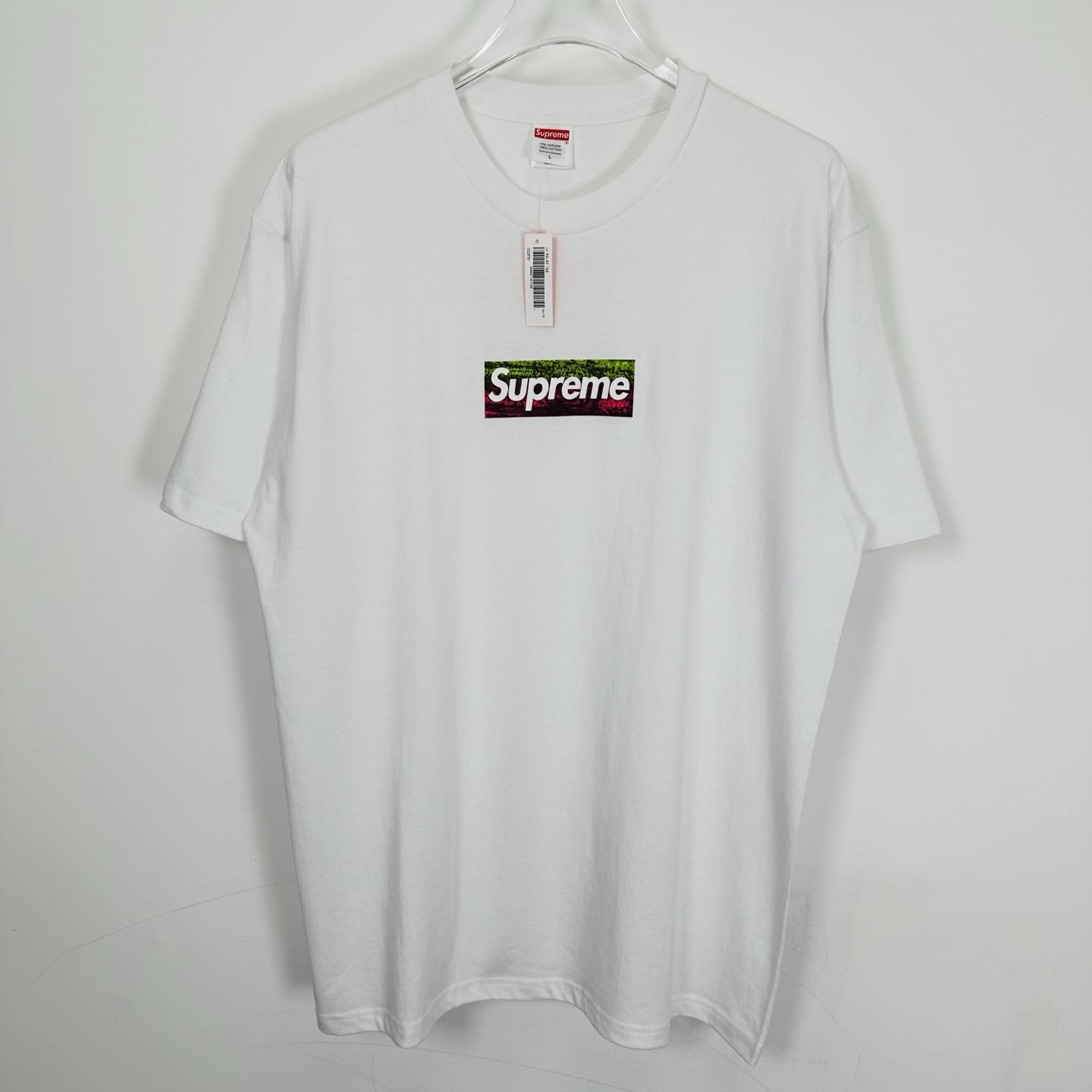 Supreme Los Angeles Fire Relief Box Logo Tee - DesignerGu