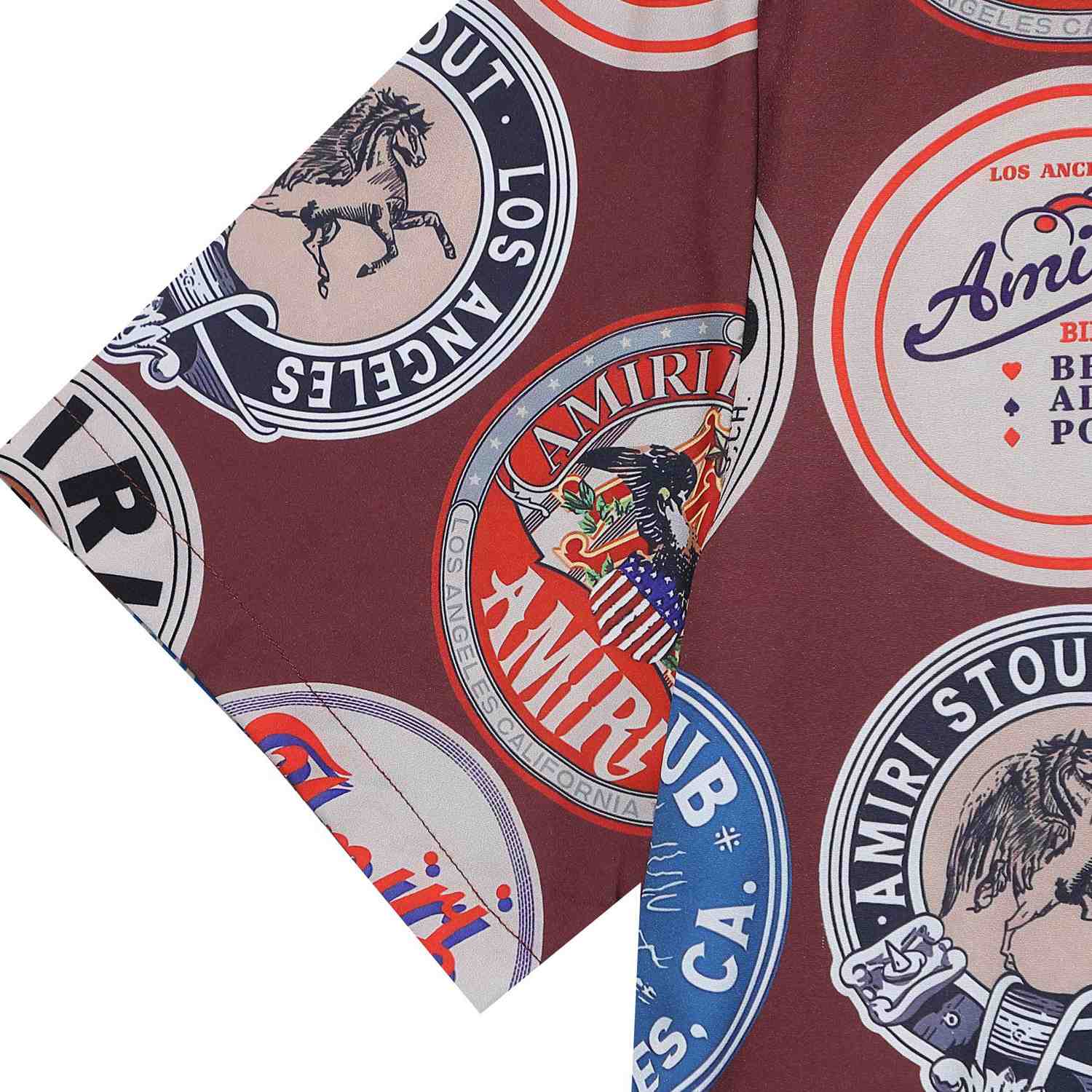 Amiri Silk Shirt And Short - DesignerGu