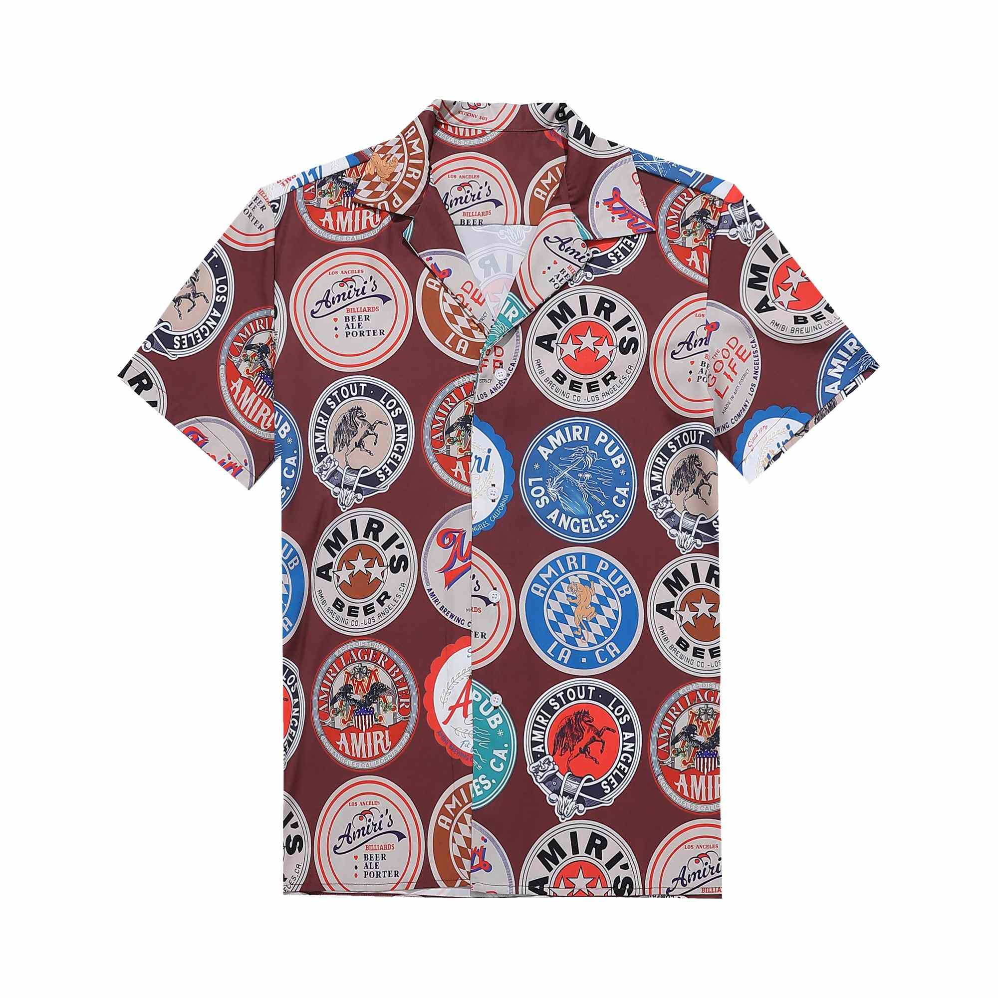 Amiri Silk Shirt And Short - DesignerGu