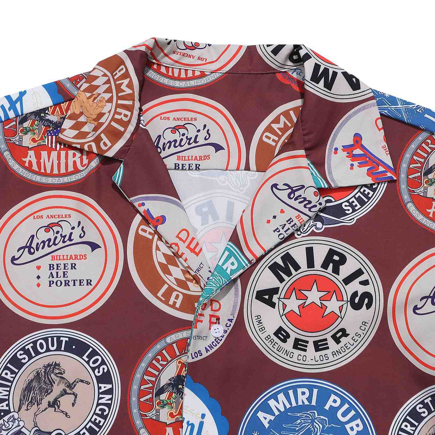 Amiri Silk Shirt And Short - DesignerGu