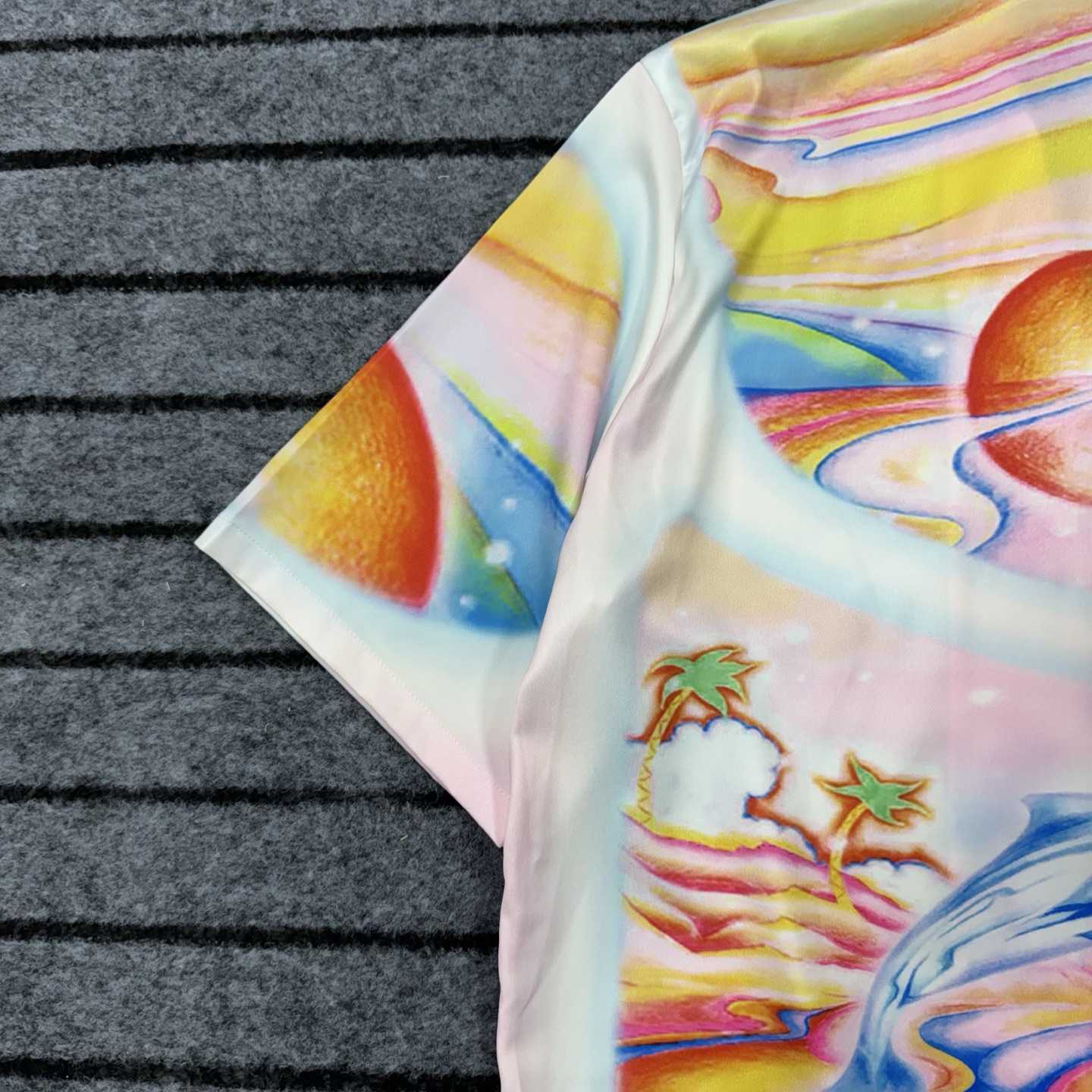 Casablanca Psychedelic Nirvana Swim Shirt - DesignerGu