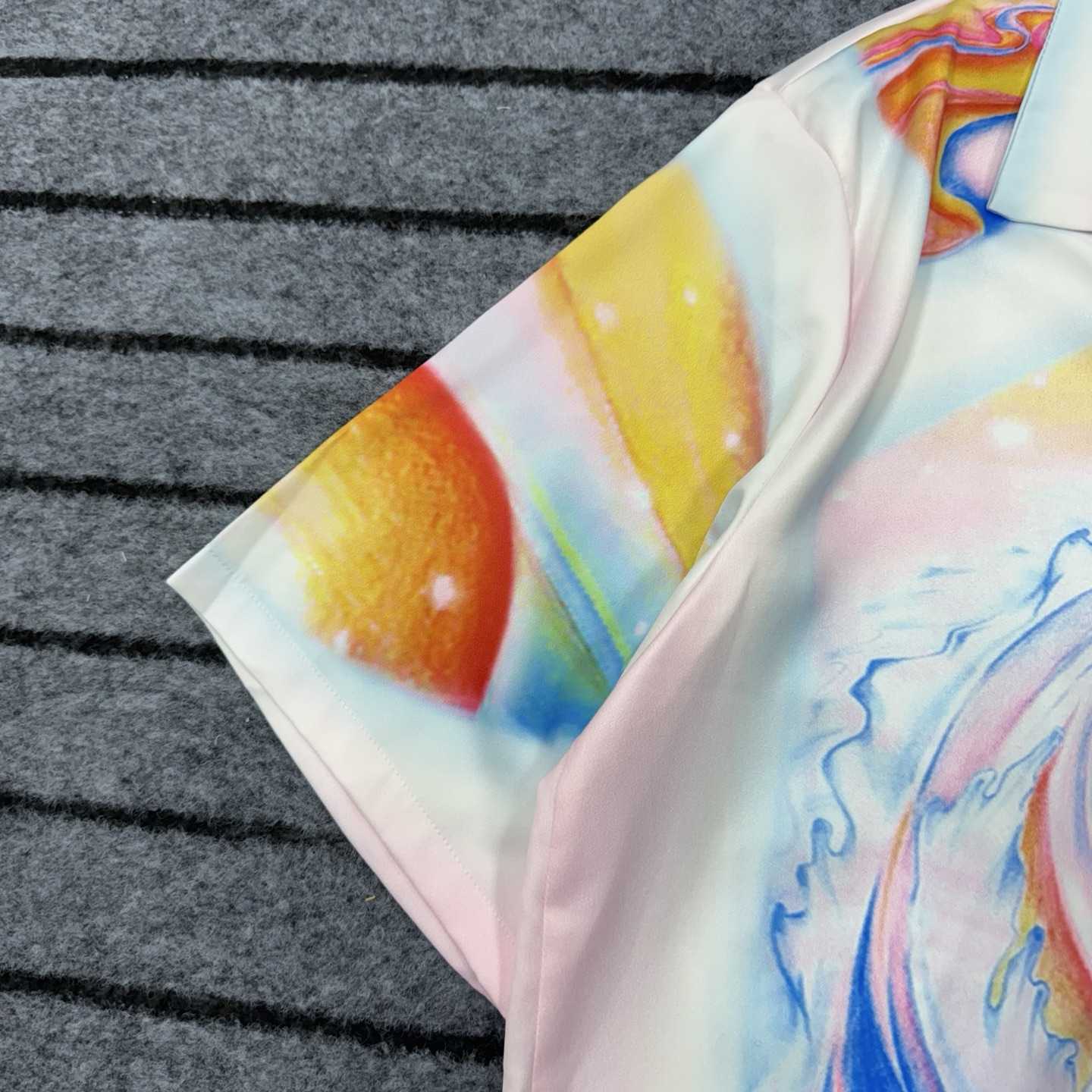 Casablanca Psychedelic Nirvana Swim Shirt - DesignerGu