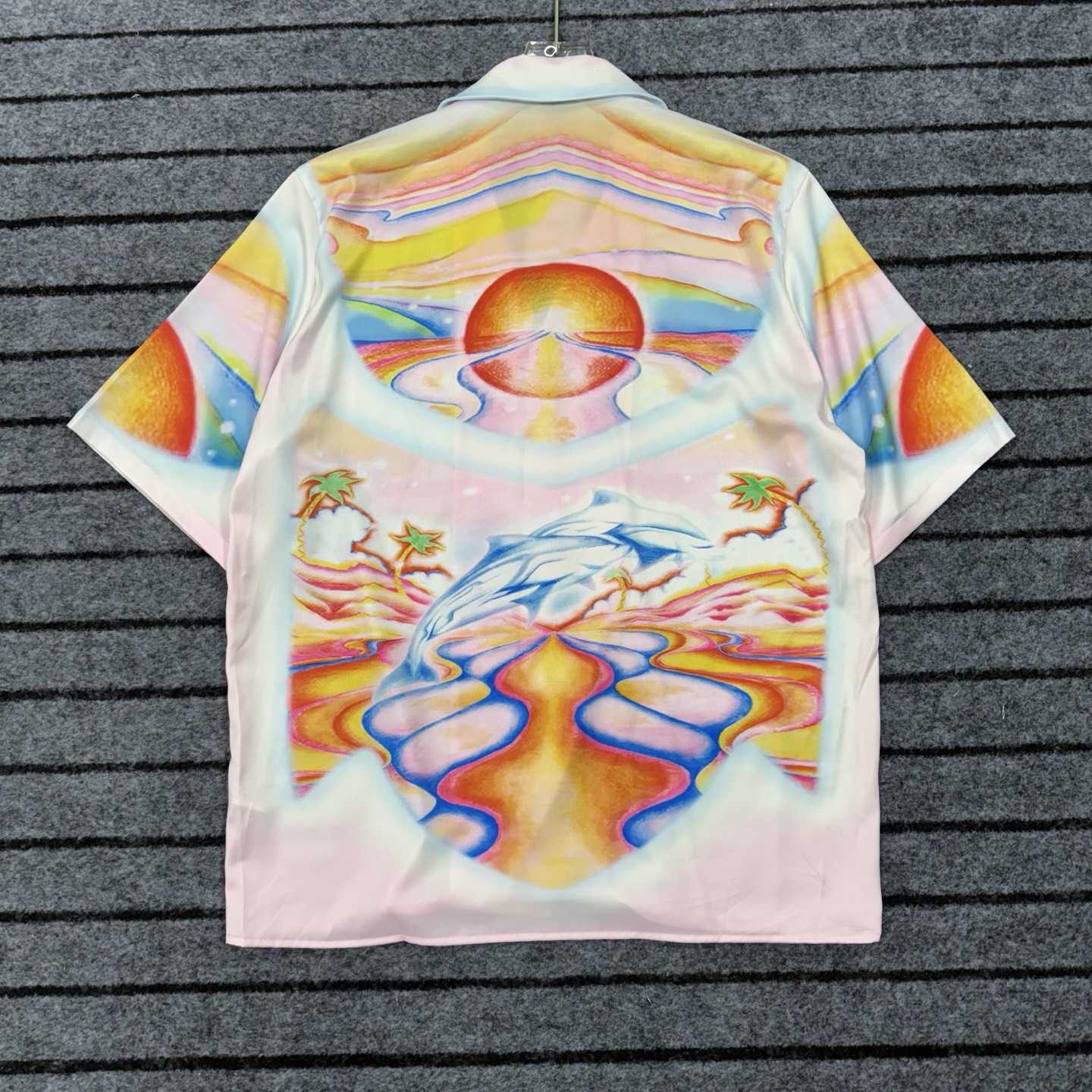 Casablanca Psychedelic Nirvana Swim Shirt - DesignerGu