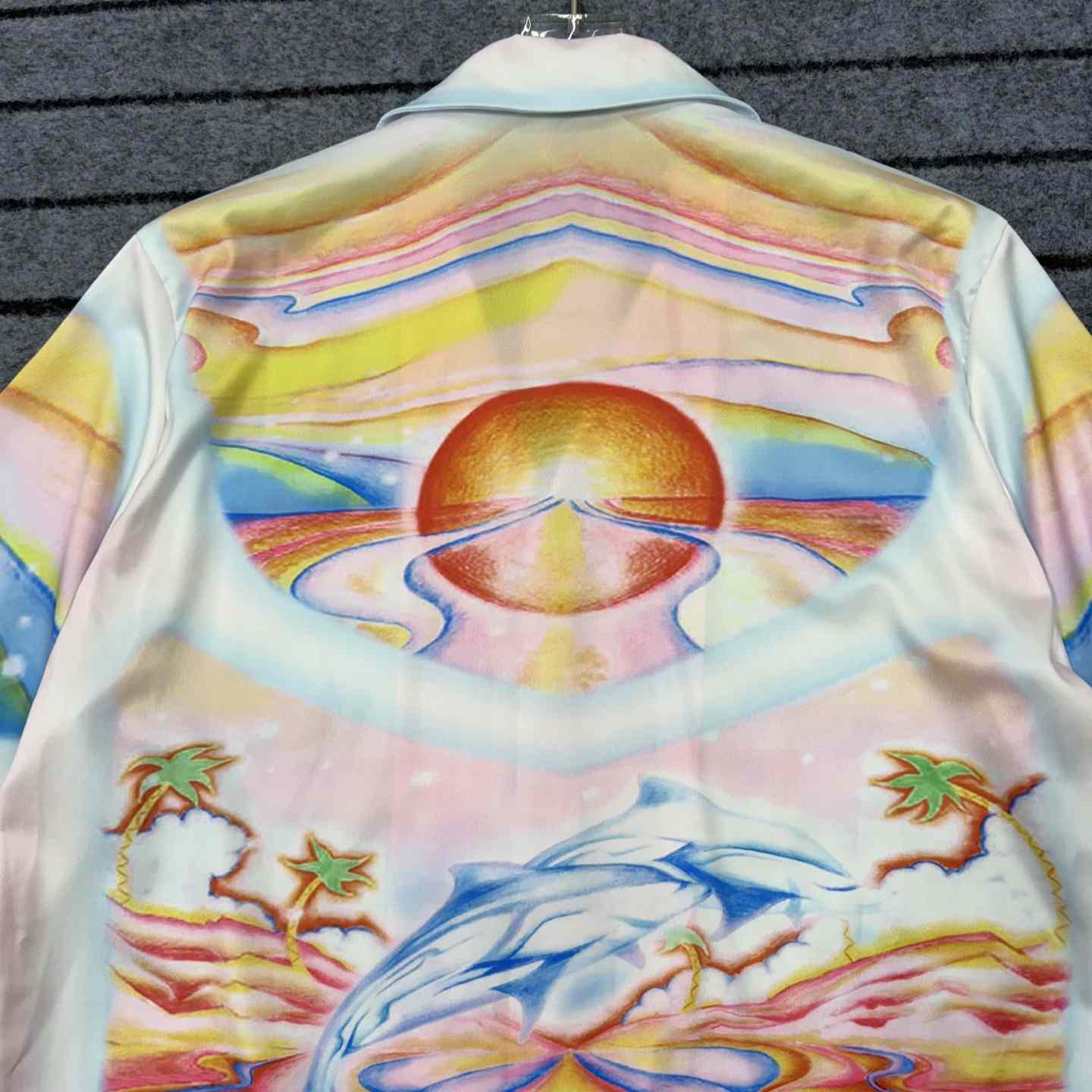 Casablanca Psychedelic Nirvana Swim Shirt - DesignerGu