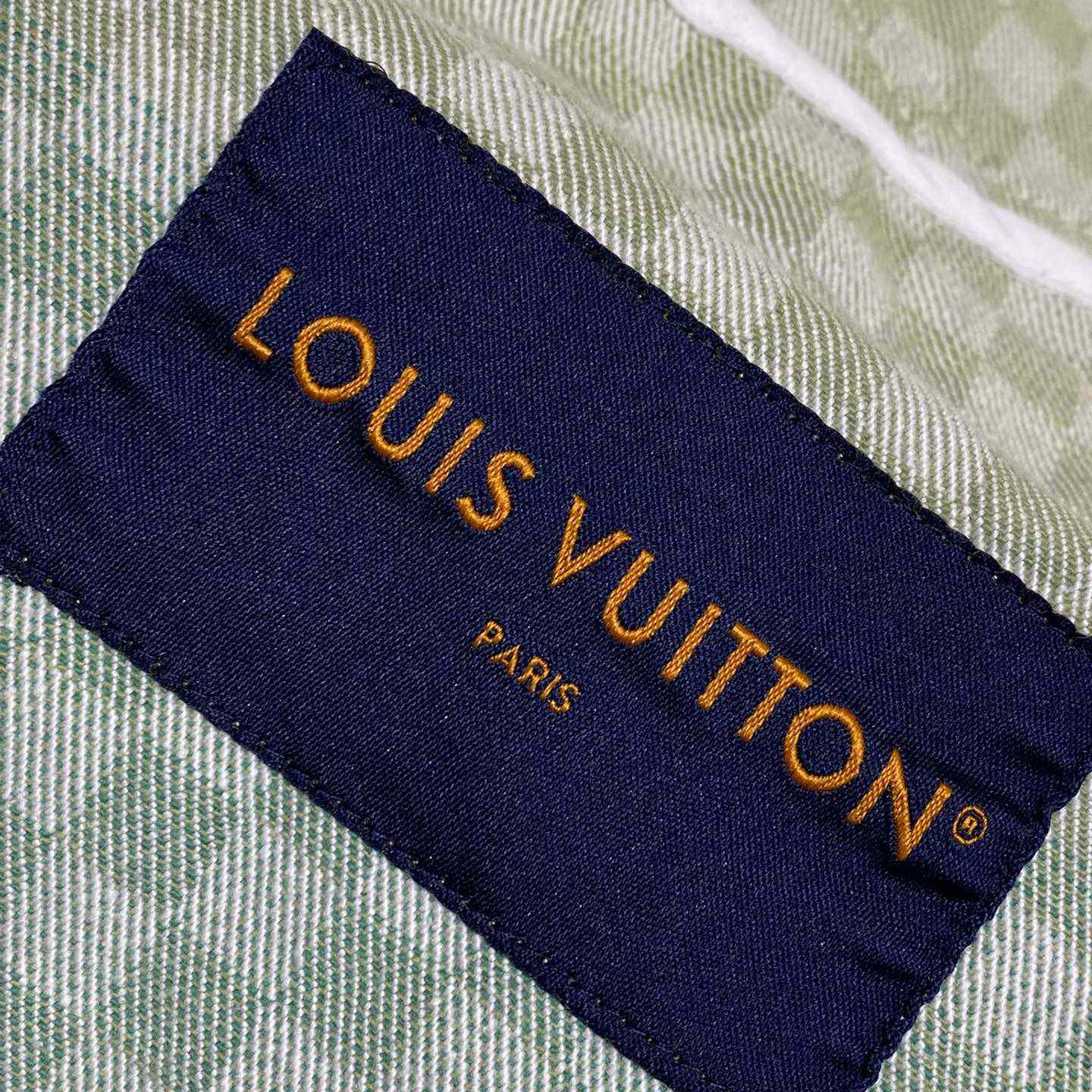 Louis Vuitton Damier Gradient Jacquard Denim Jacket   1AGTF1 - DesignerGu